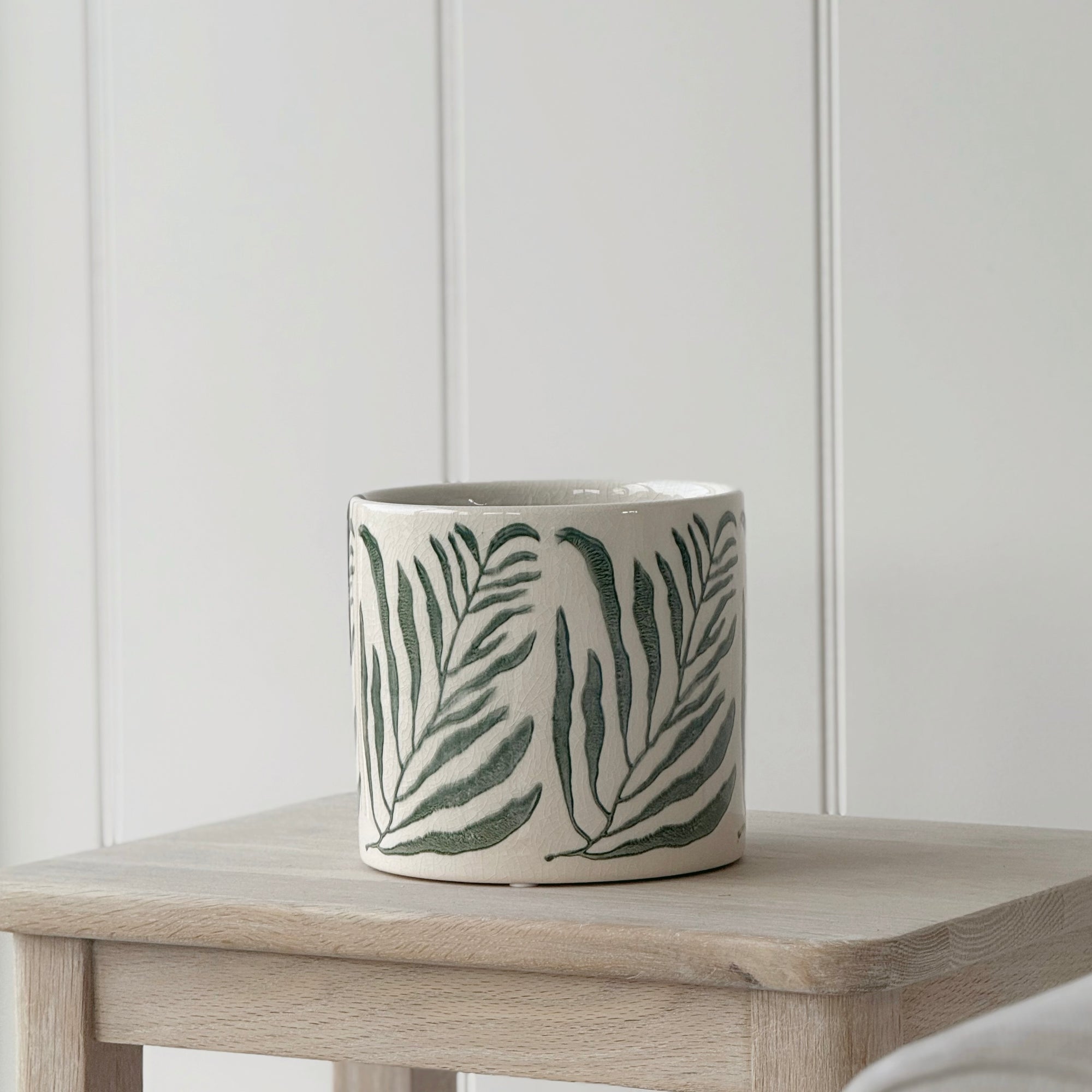 Large Green Leaf Pot