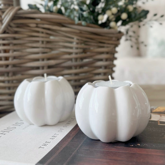 Set of Pumpkin T-Light Holder’s