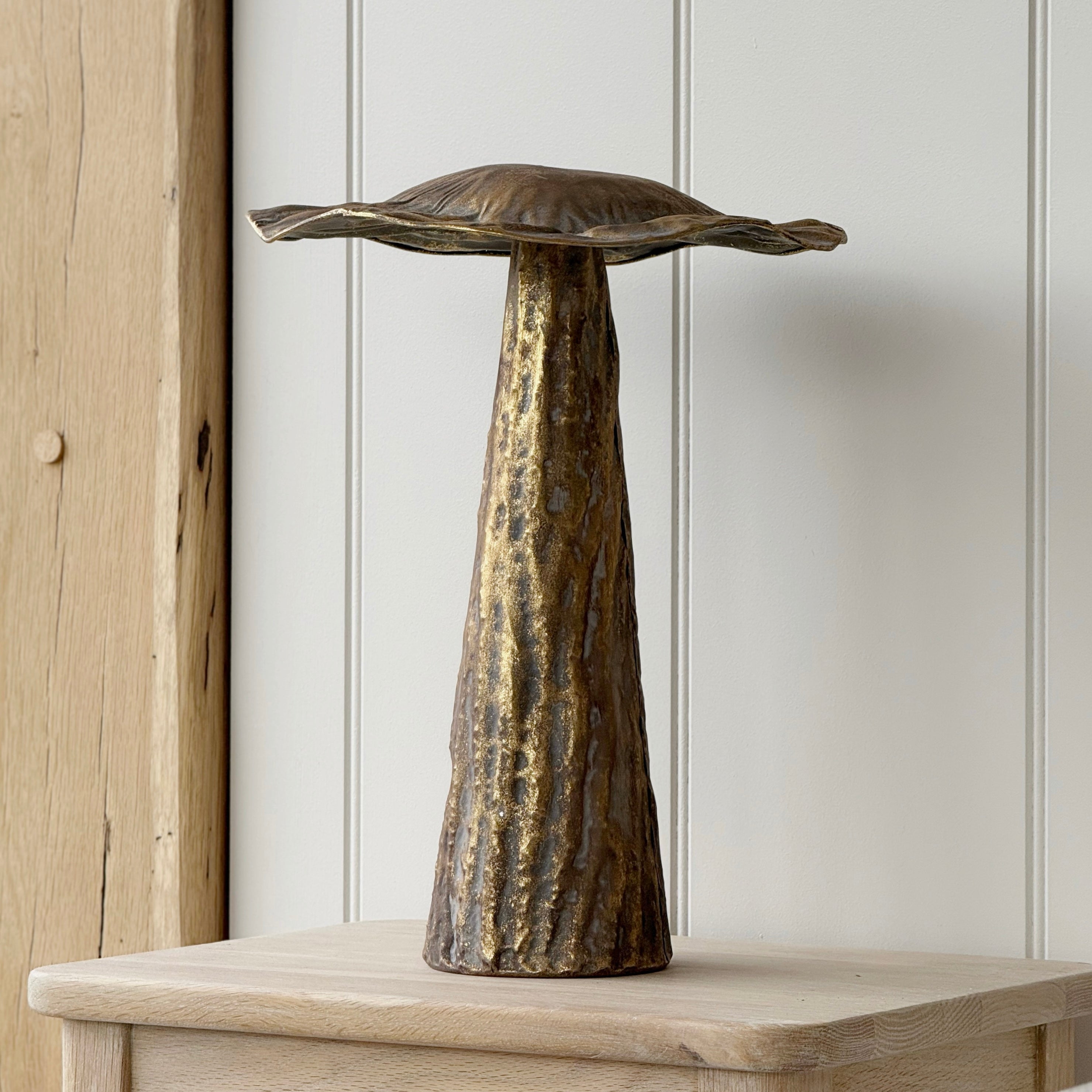 Large Aged Gold Mushroom