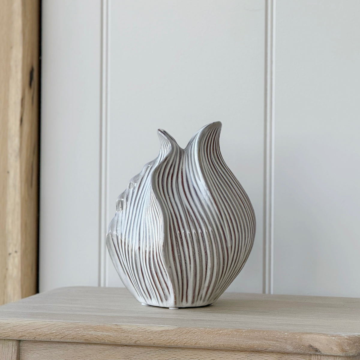 Reactive Glaze Beak Vase