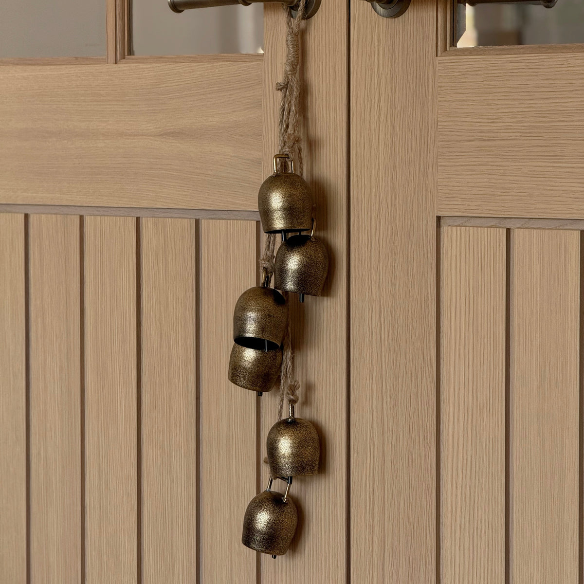 Gold Hanging Cow Bells