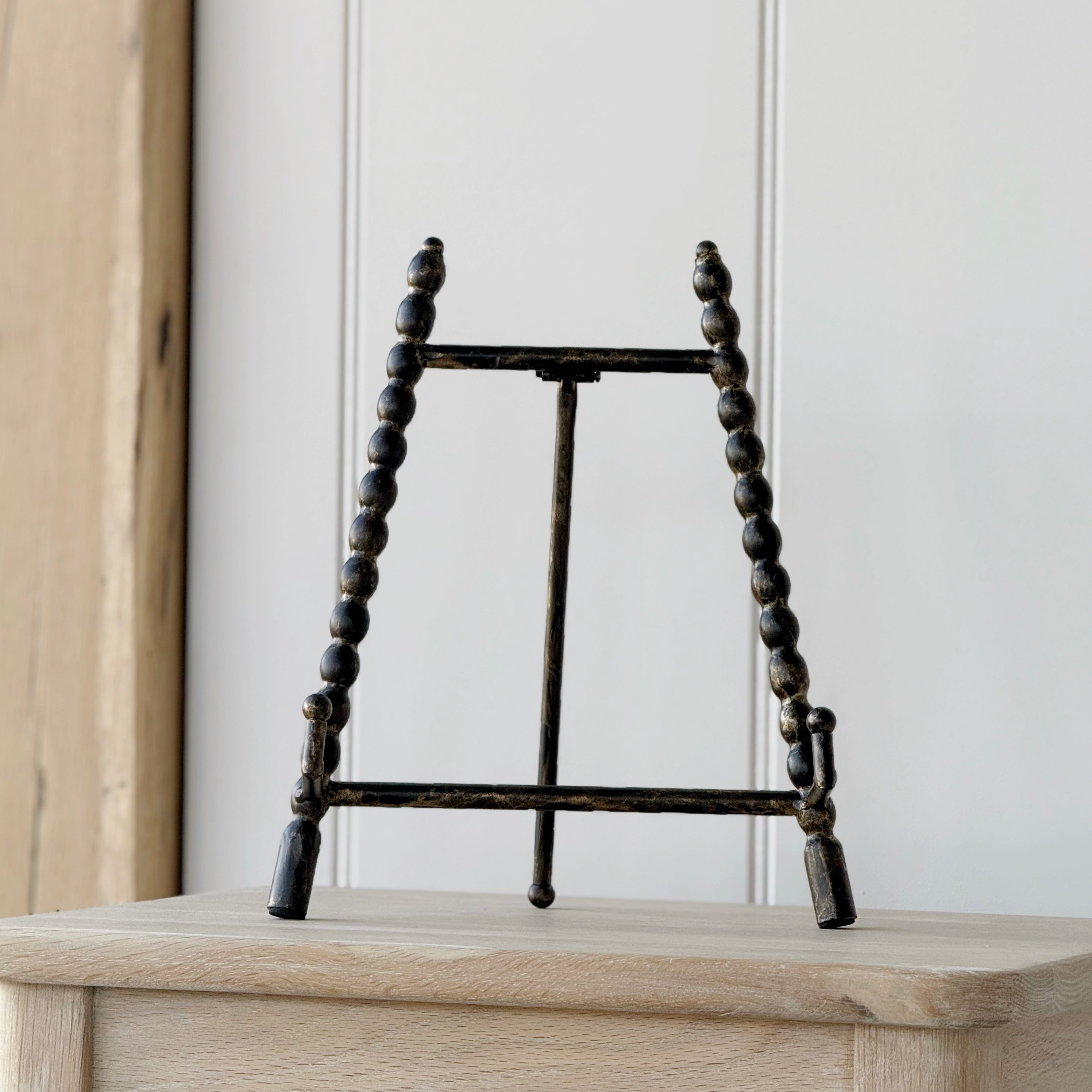 Antique Gold Beaded Mini Easel