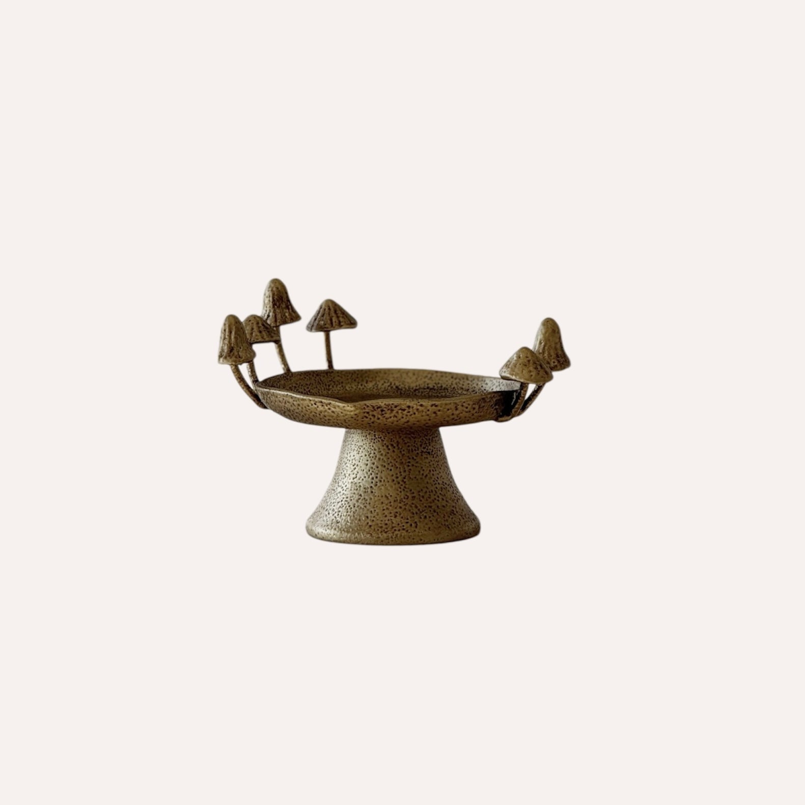 Golden Toadstool Holder