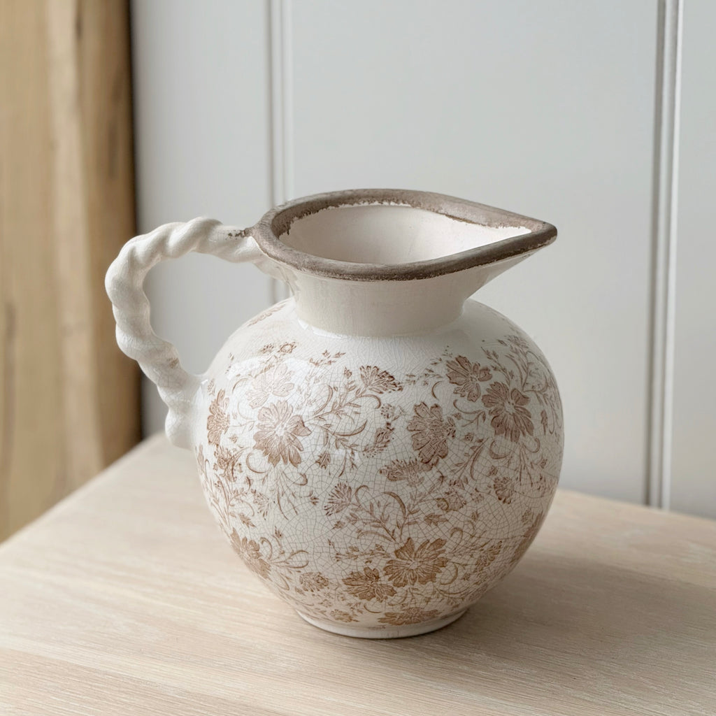 Vintage Style Mocca Jug
