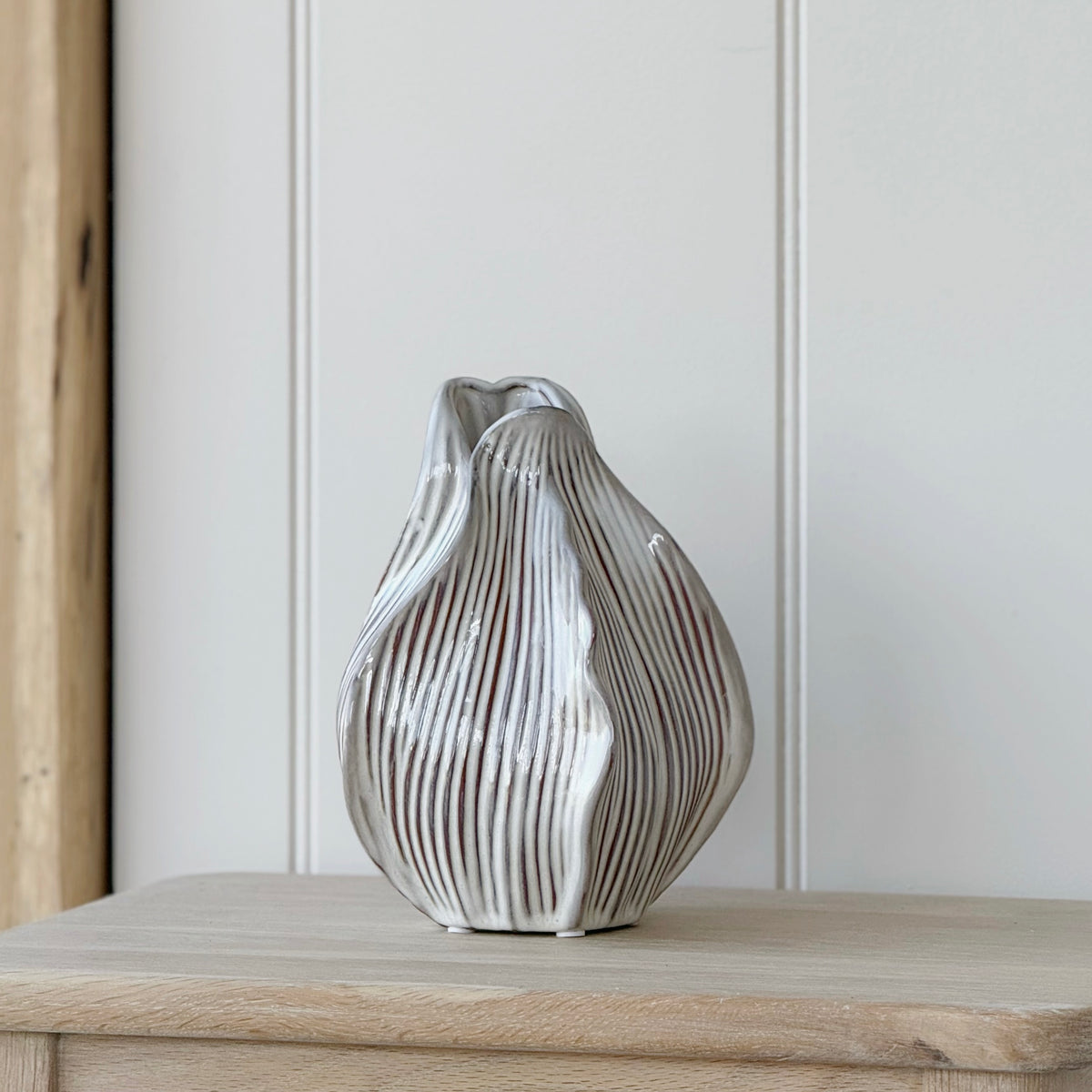 Reactive Glaze Beak Vase