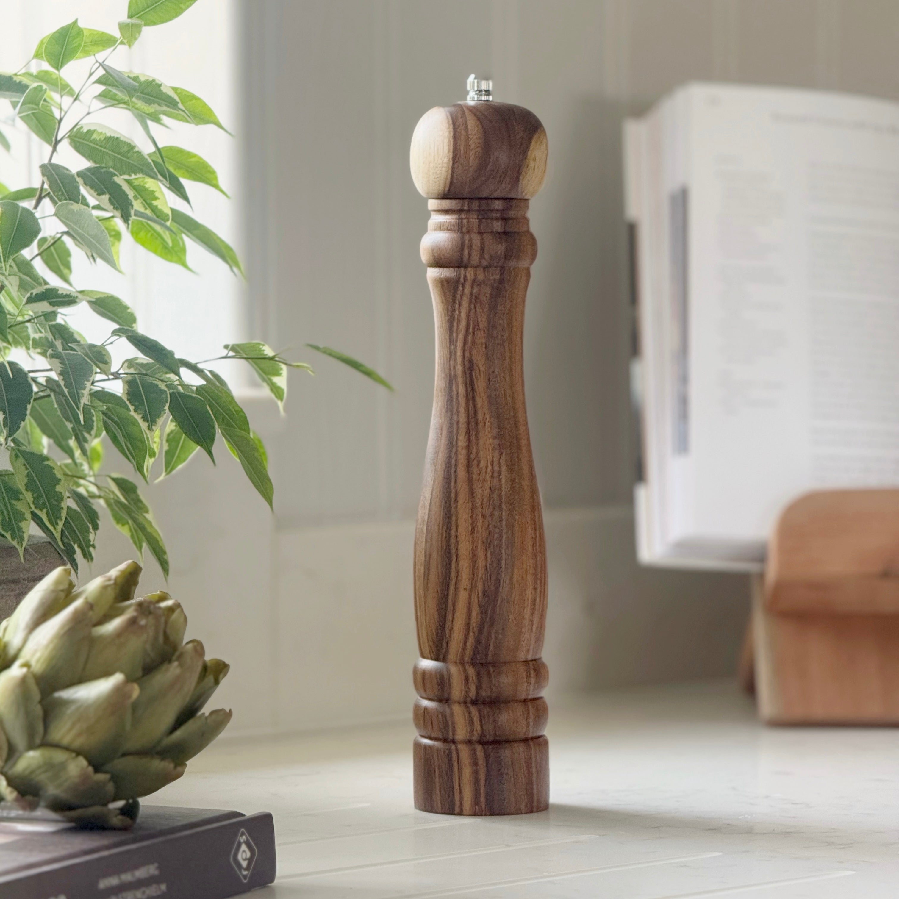 Acacia Wooden Pepper Mill