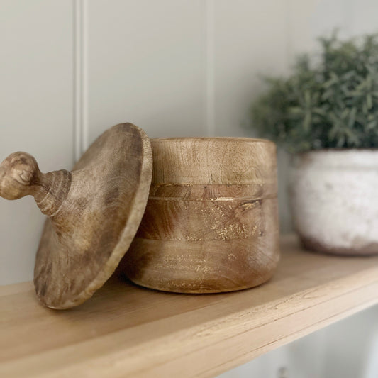 Amala Mango Wood Jar