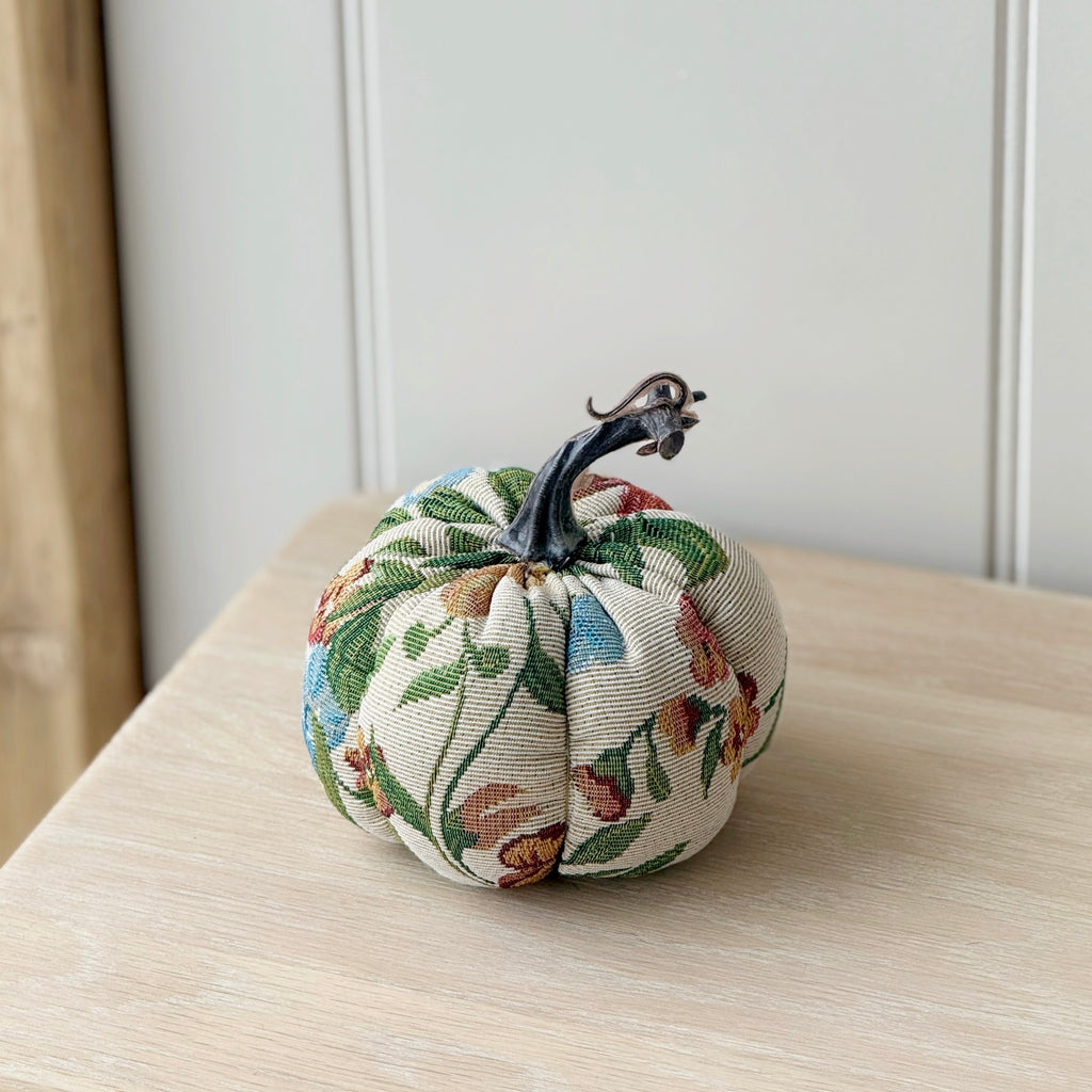 Floral Leaves Pumpkin