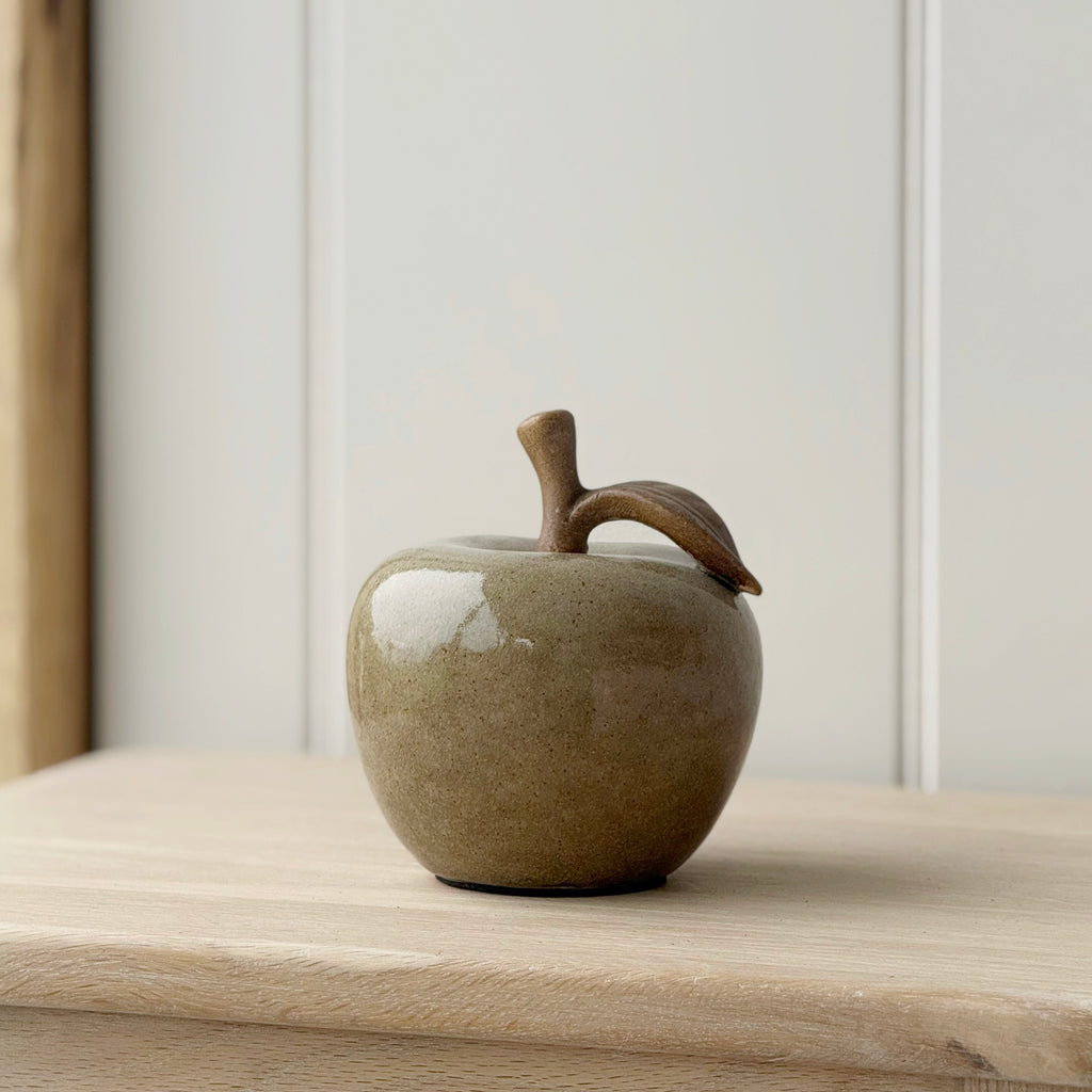 Latte Ceramic Apple