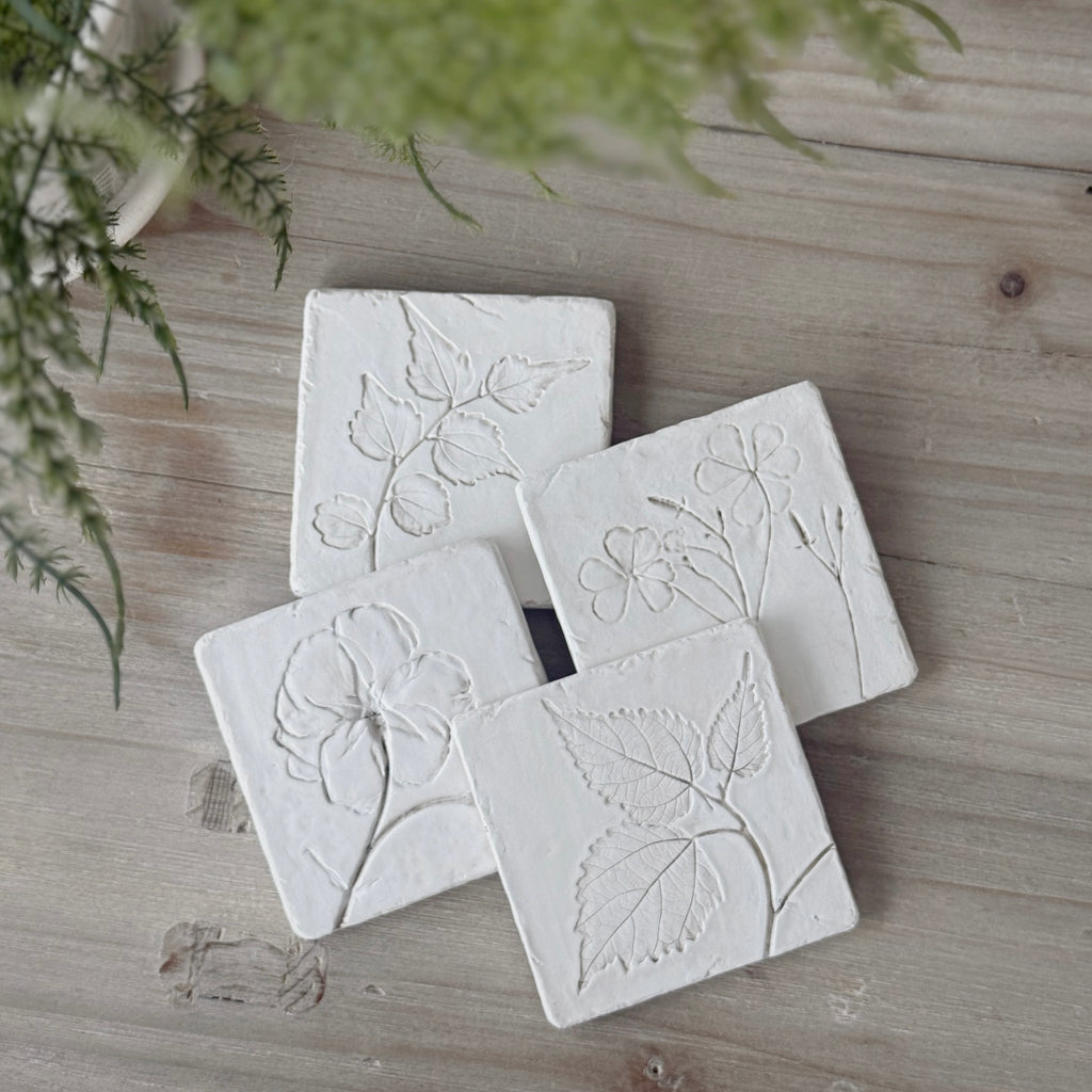 Set Of 4 Botanical Coasters