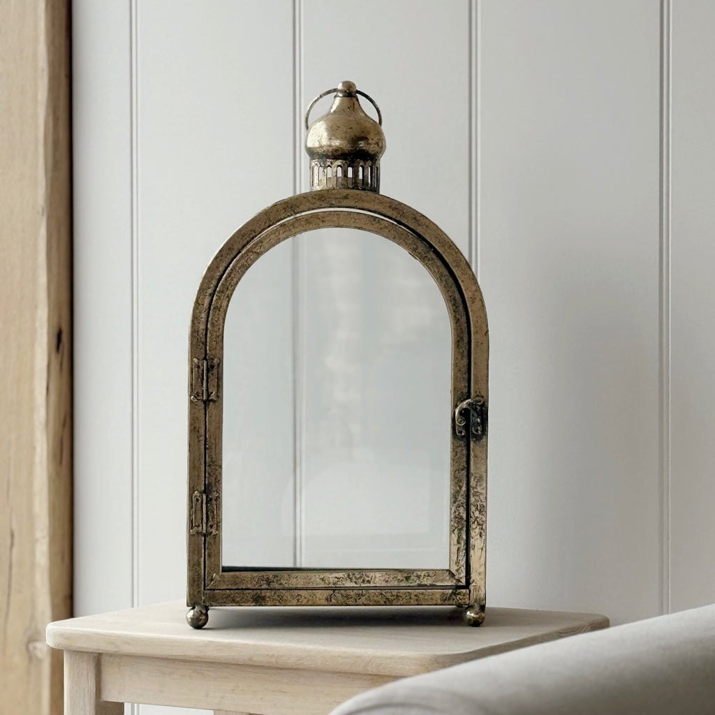 Large Gold Arch Lantern