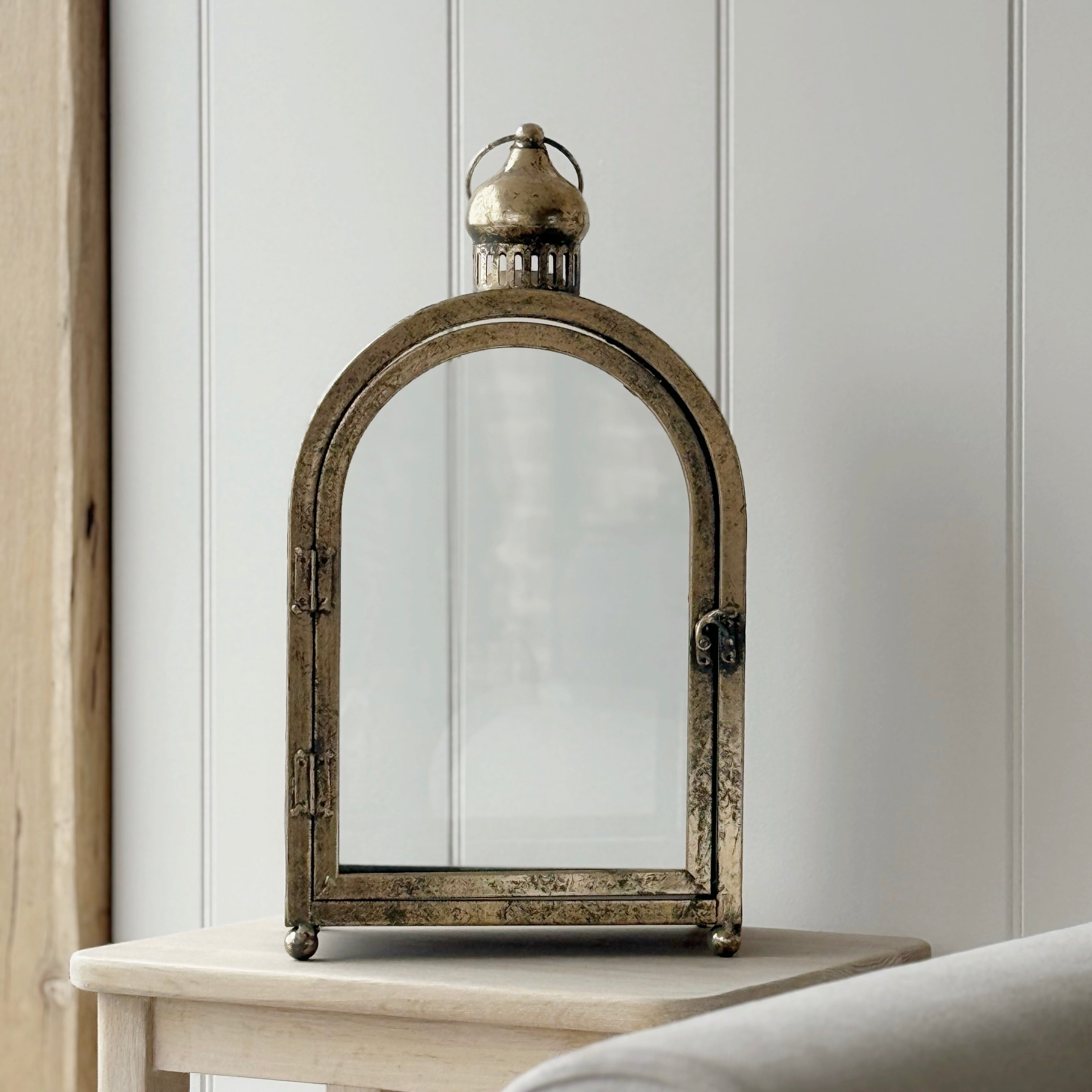 Large Gold Arch Lantern