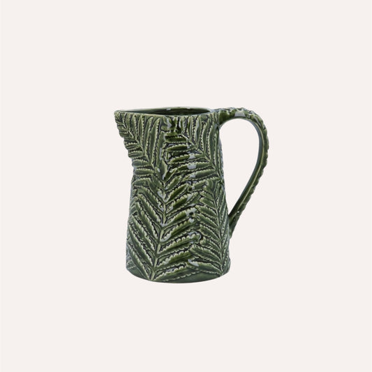 Green Fern Jug
