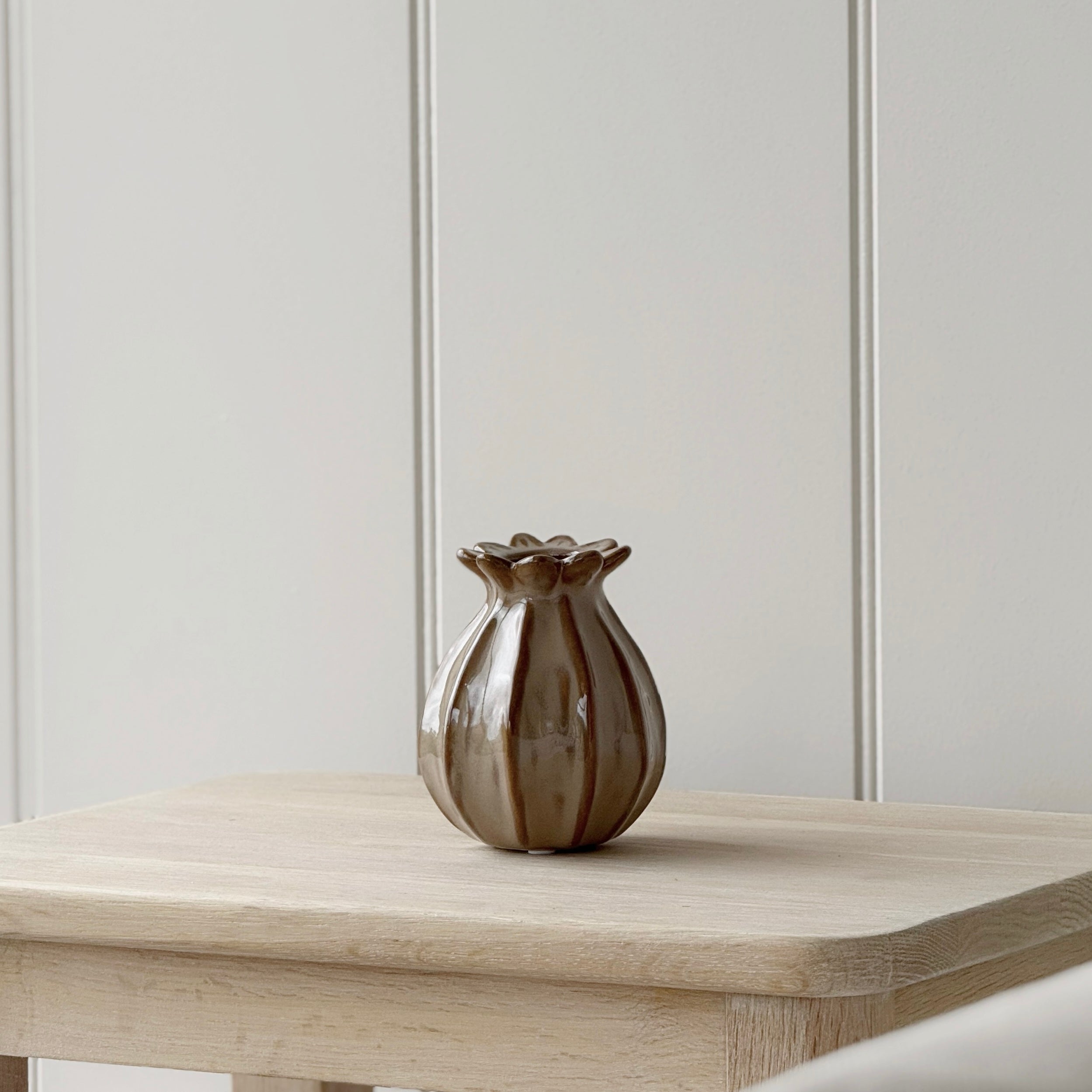 Natural Poppy Vase