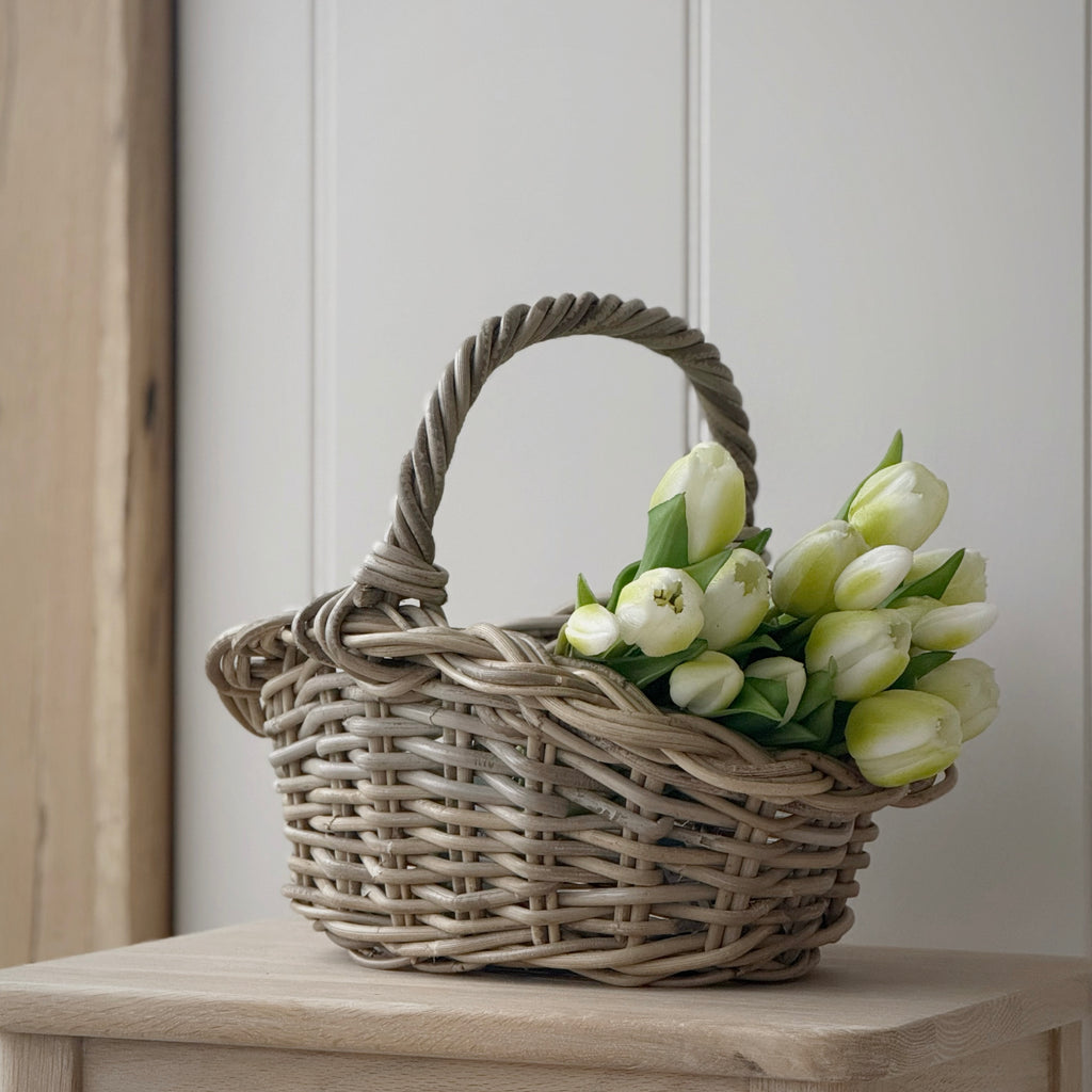 Oval Rattan Basket