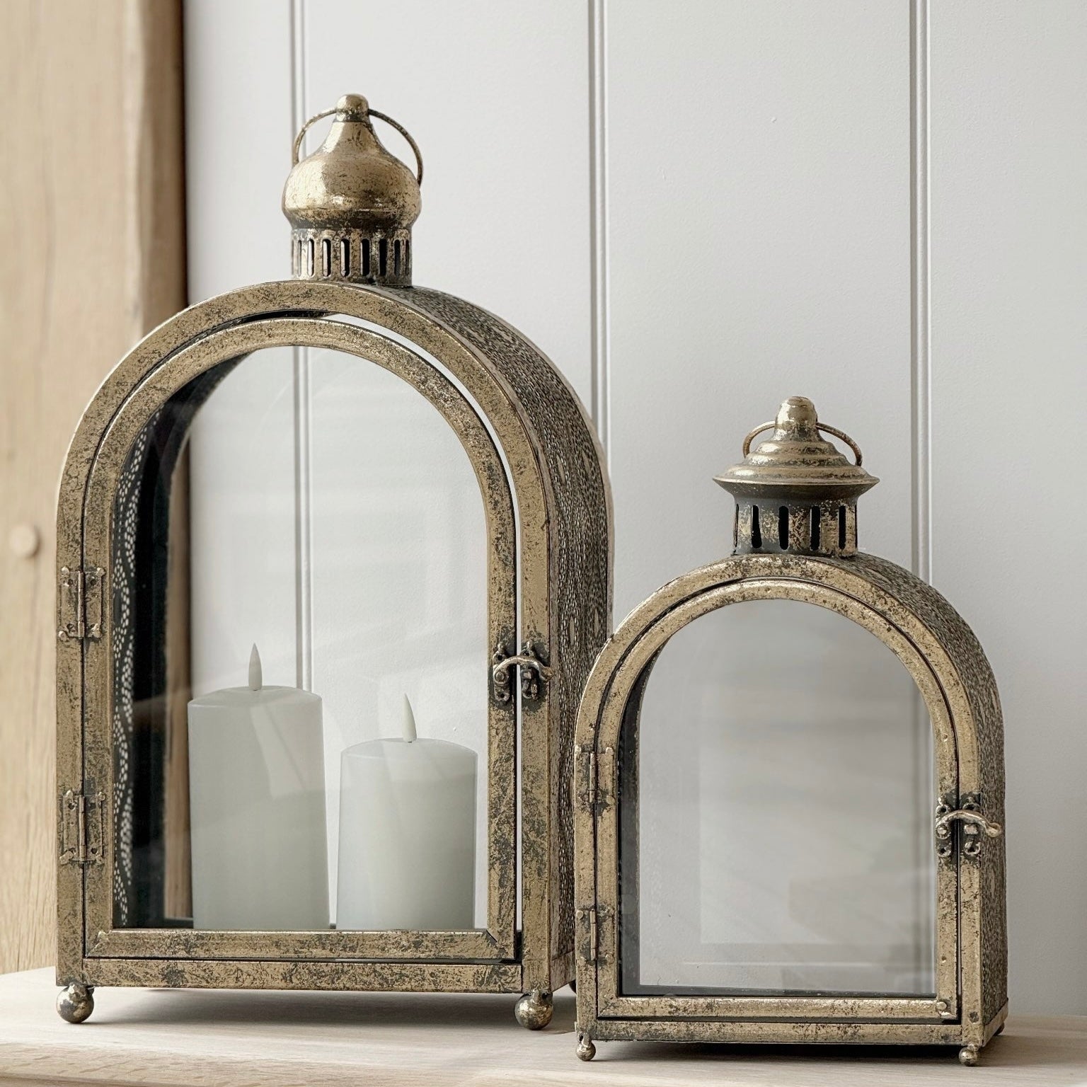 Small Gold Arch Lantern
