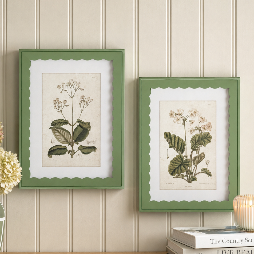Set of 2 Scallop Primula Prints