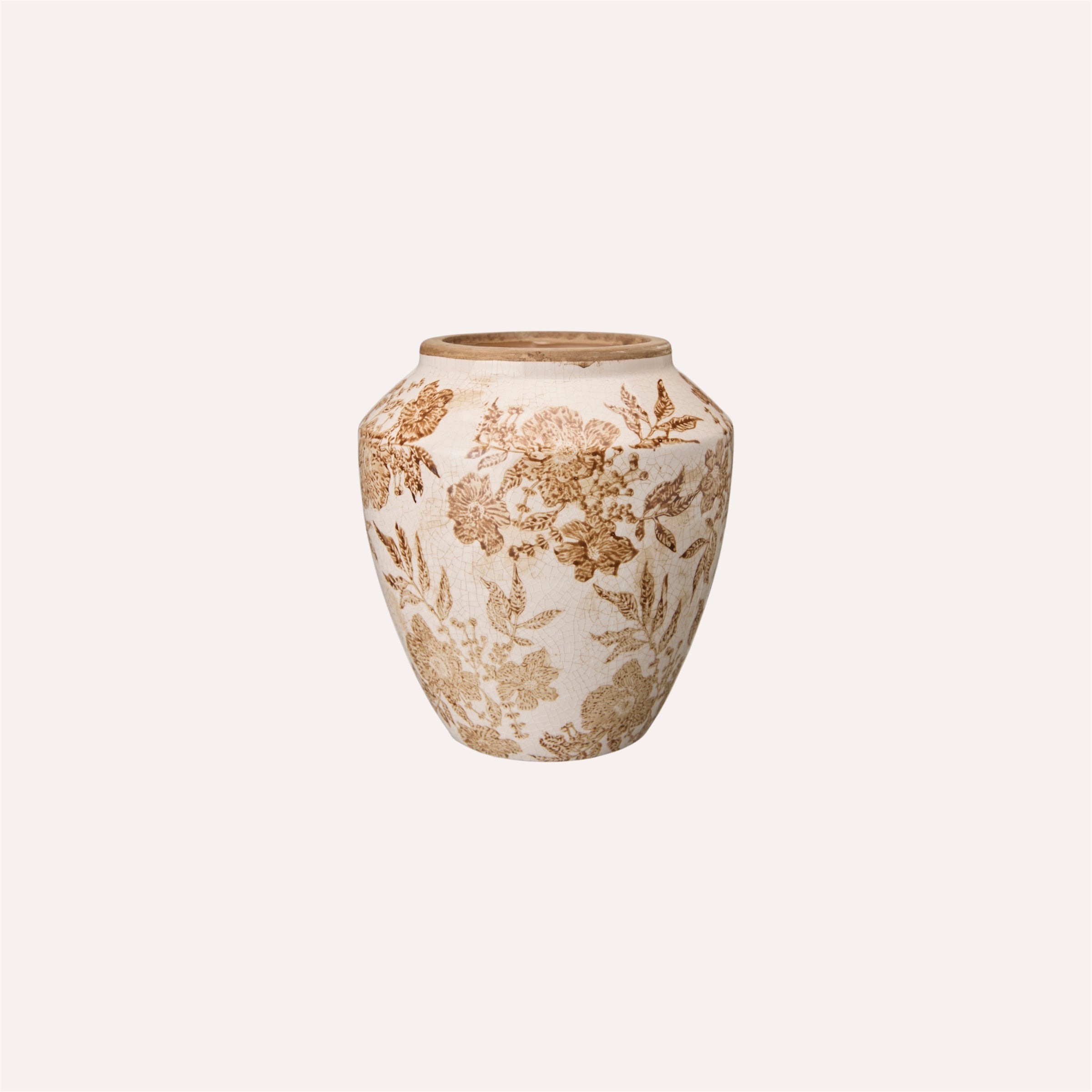 Brown Vintage Style Vase