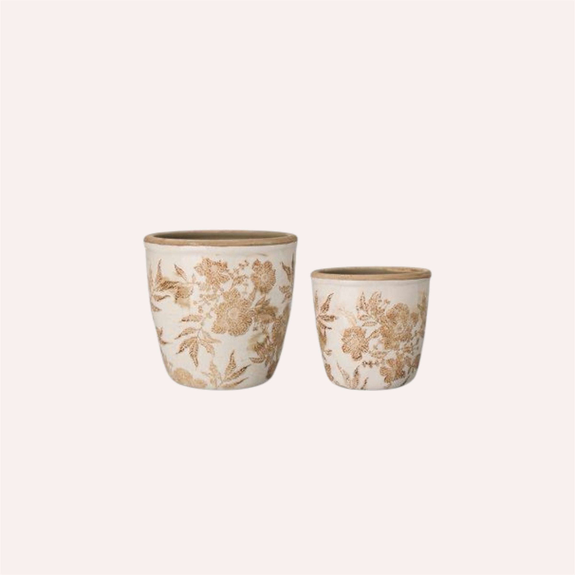 Brown Vintage Style Planter
