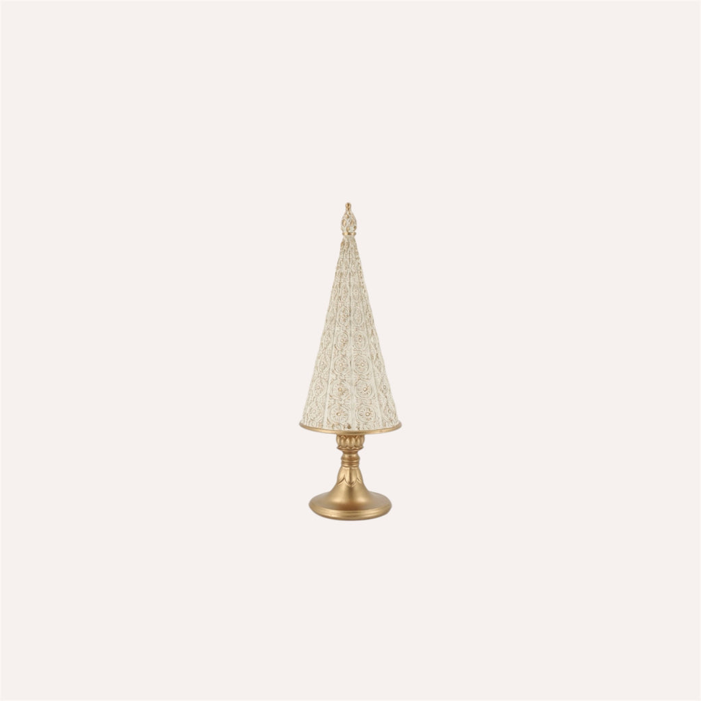 Medium Antique Cream Christmas Tree
