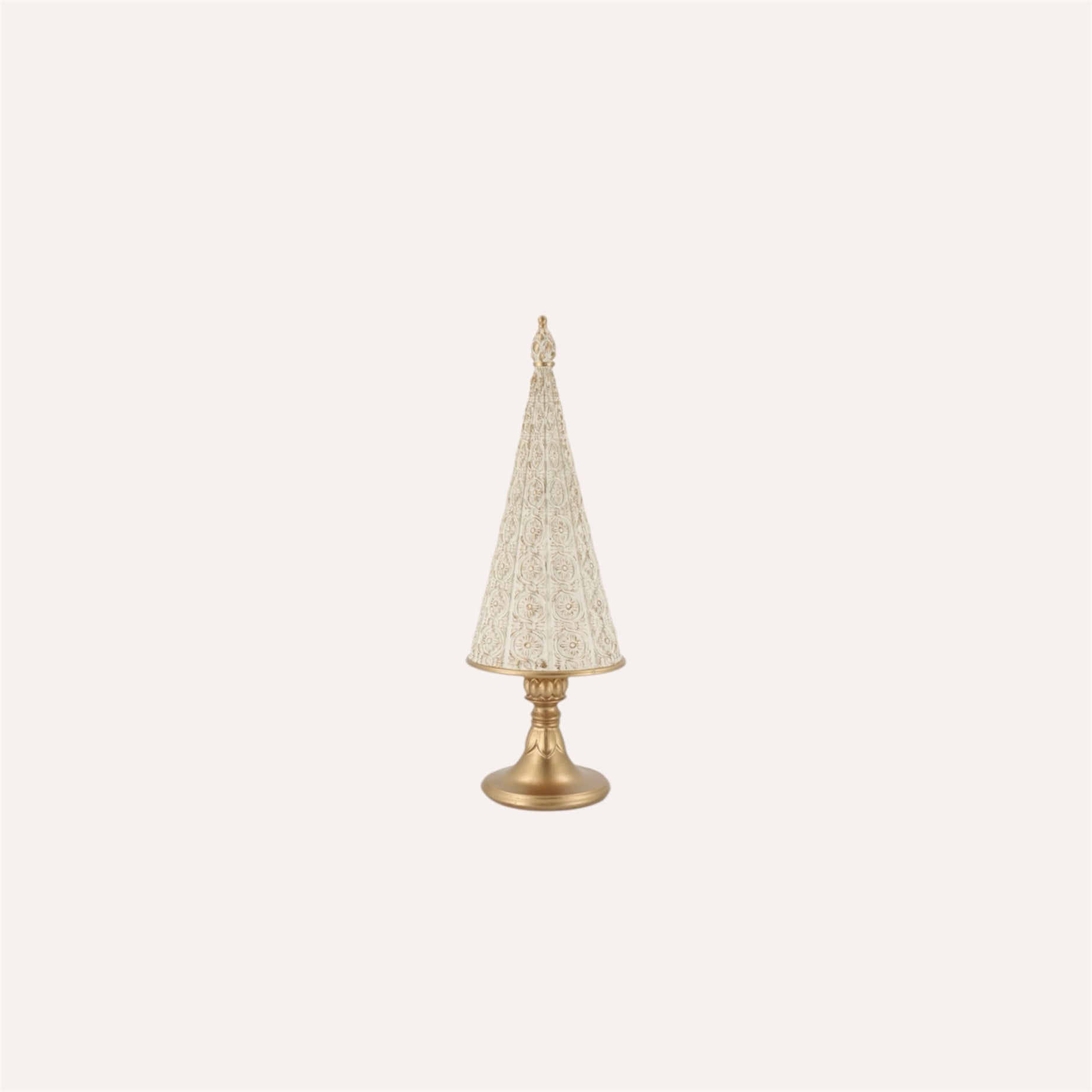 Medium Antique Cream Christmas Tree