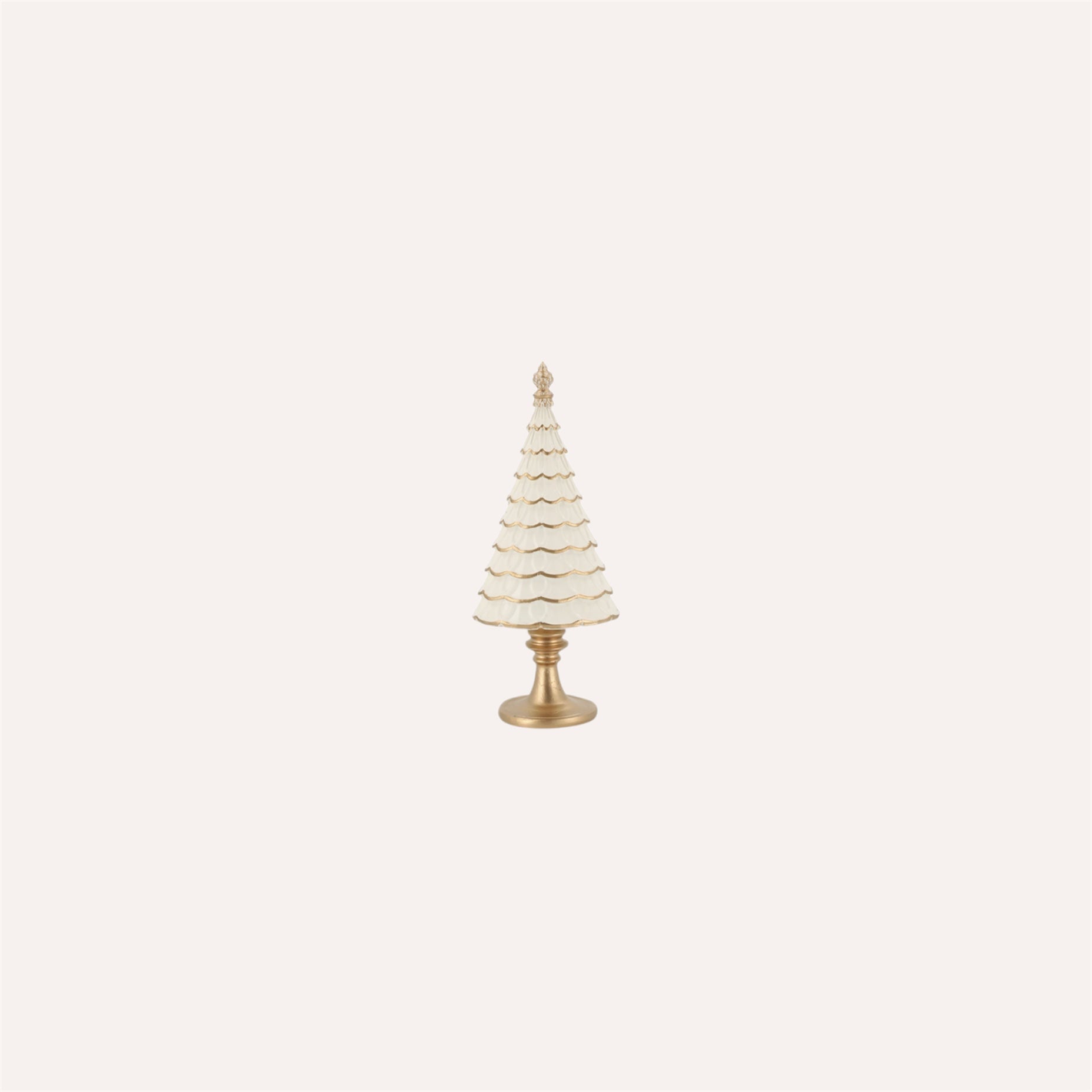 Short Antique Cream Christmas Tree
