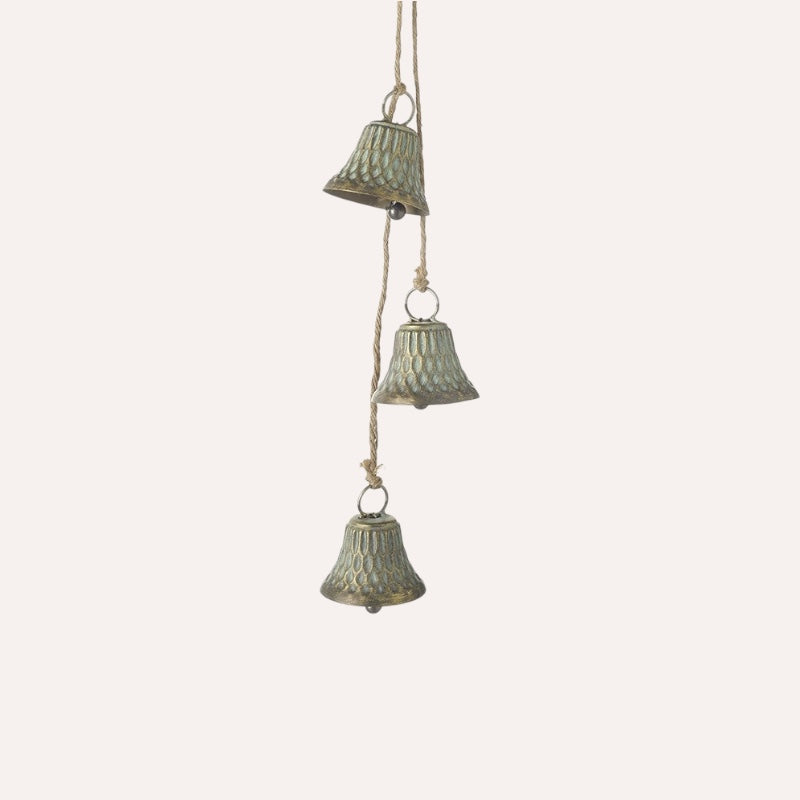 3 Rustic Hanging Bells