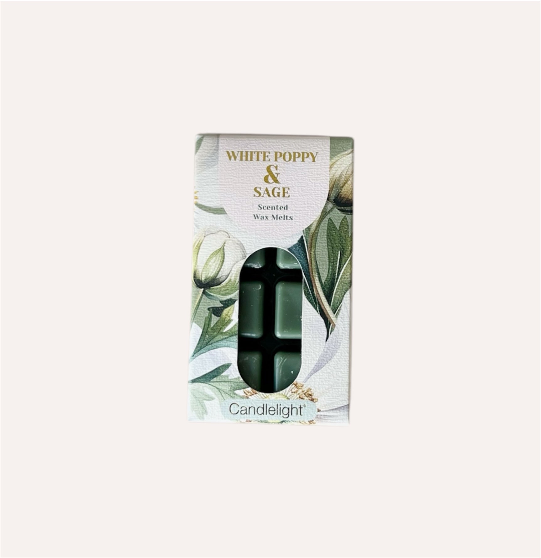 Pack of 8 Wax Melts Poppy & Sage