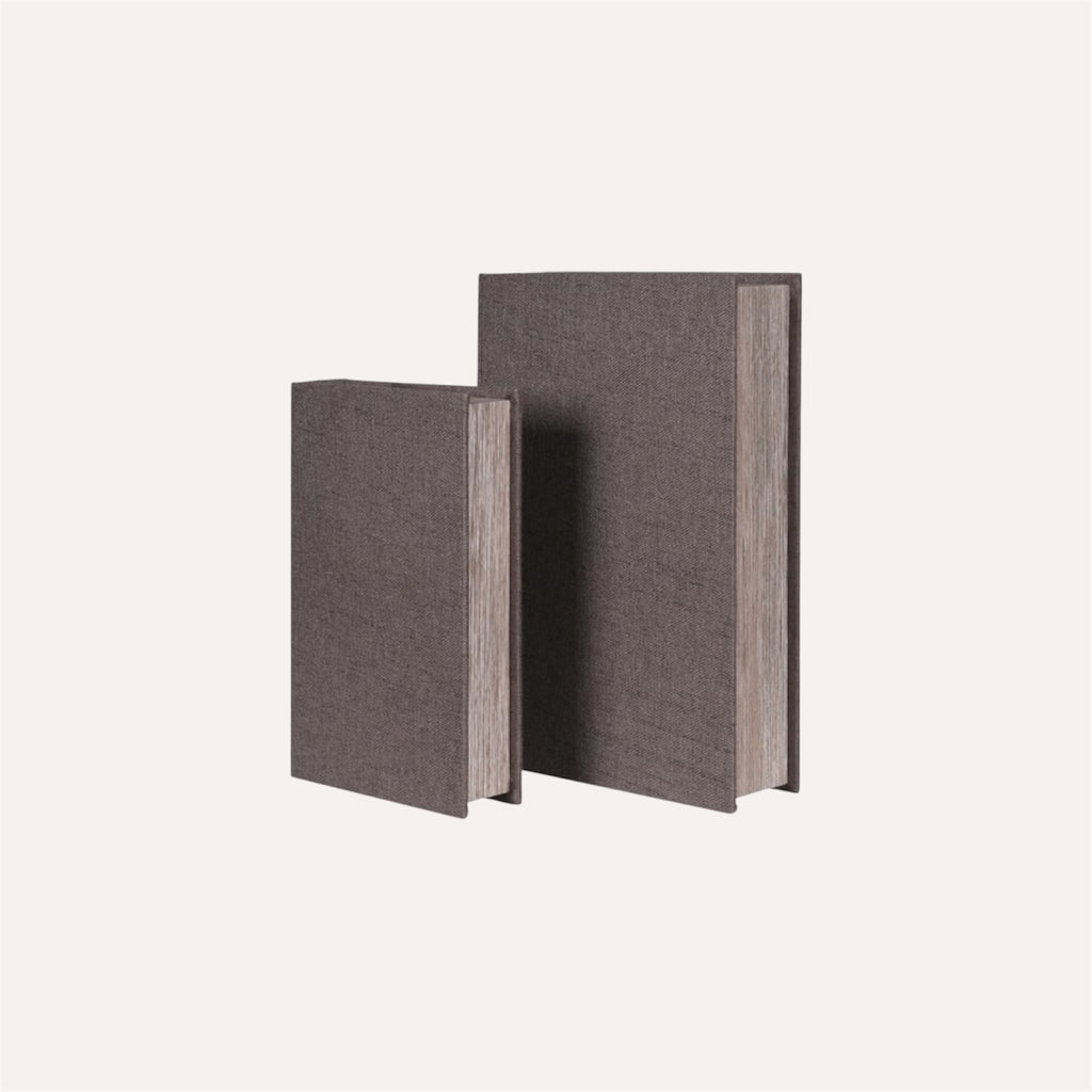 Set of 2 Woven Book Storage