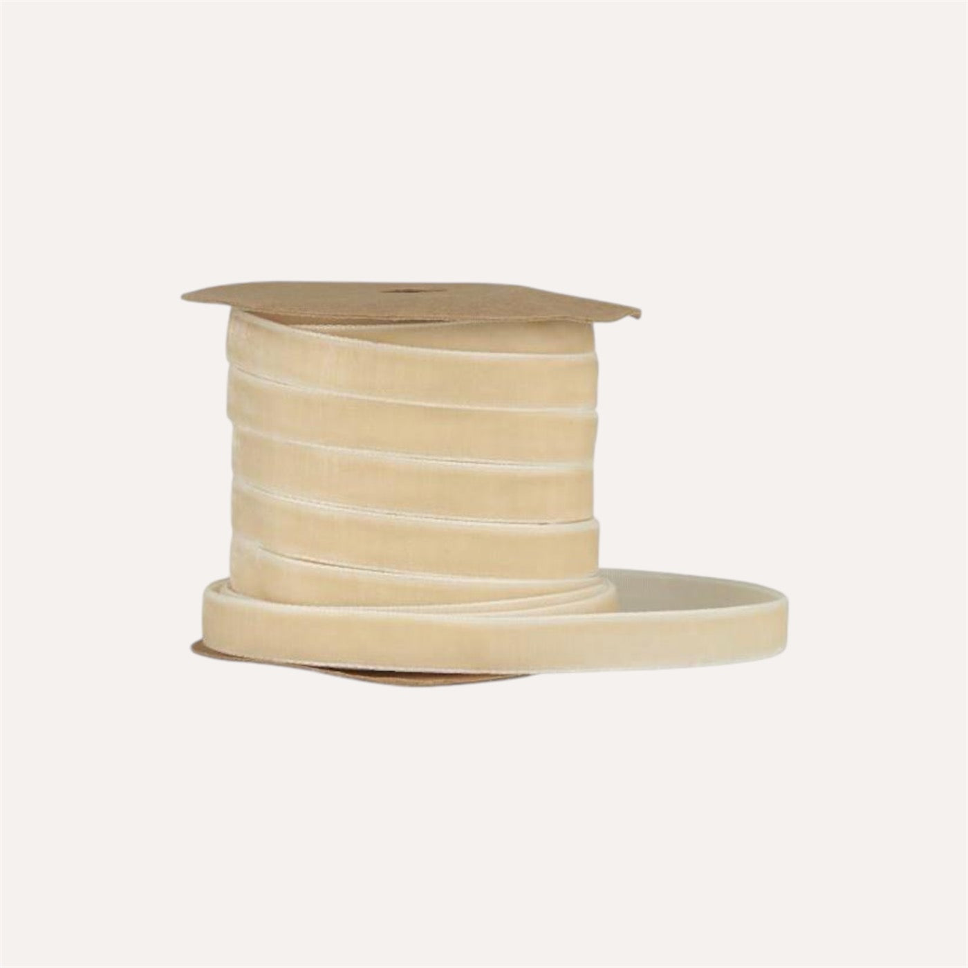 Cream Velvet Ribbon