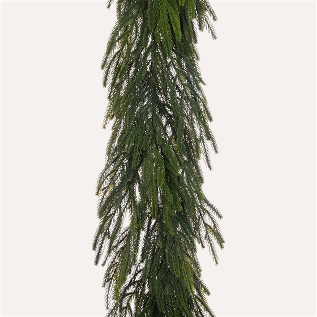 Large Waxed Pine Garland