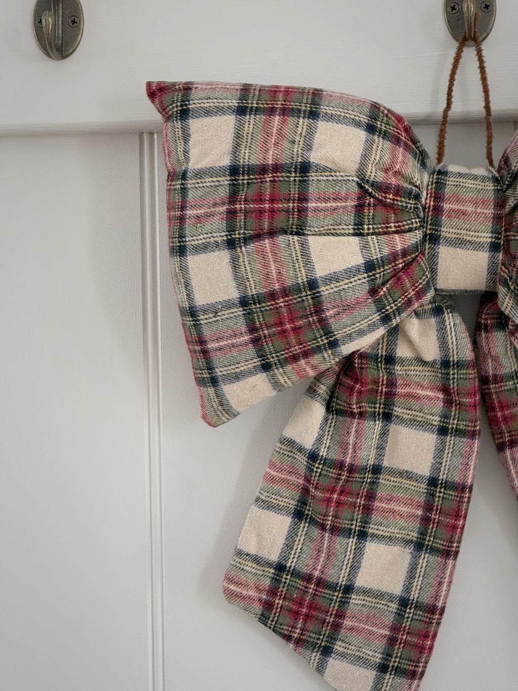 Large Tartan Christmas Bow