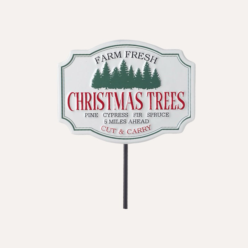 Farm Fresh Christmas Tree Stake