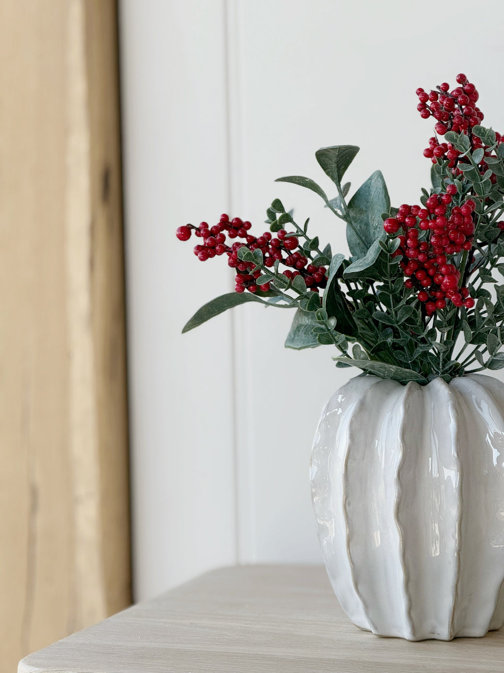 Red Berry & Eucalyptus Bunch