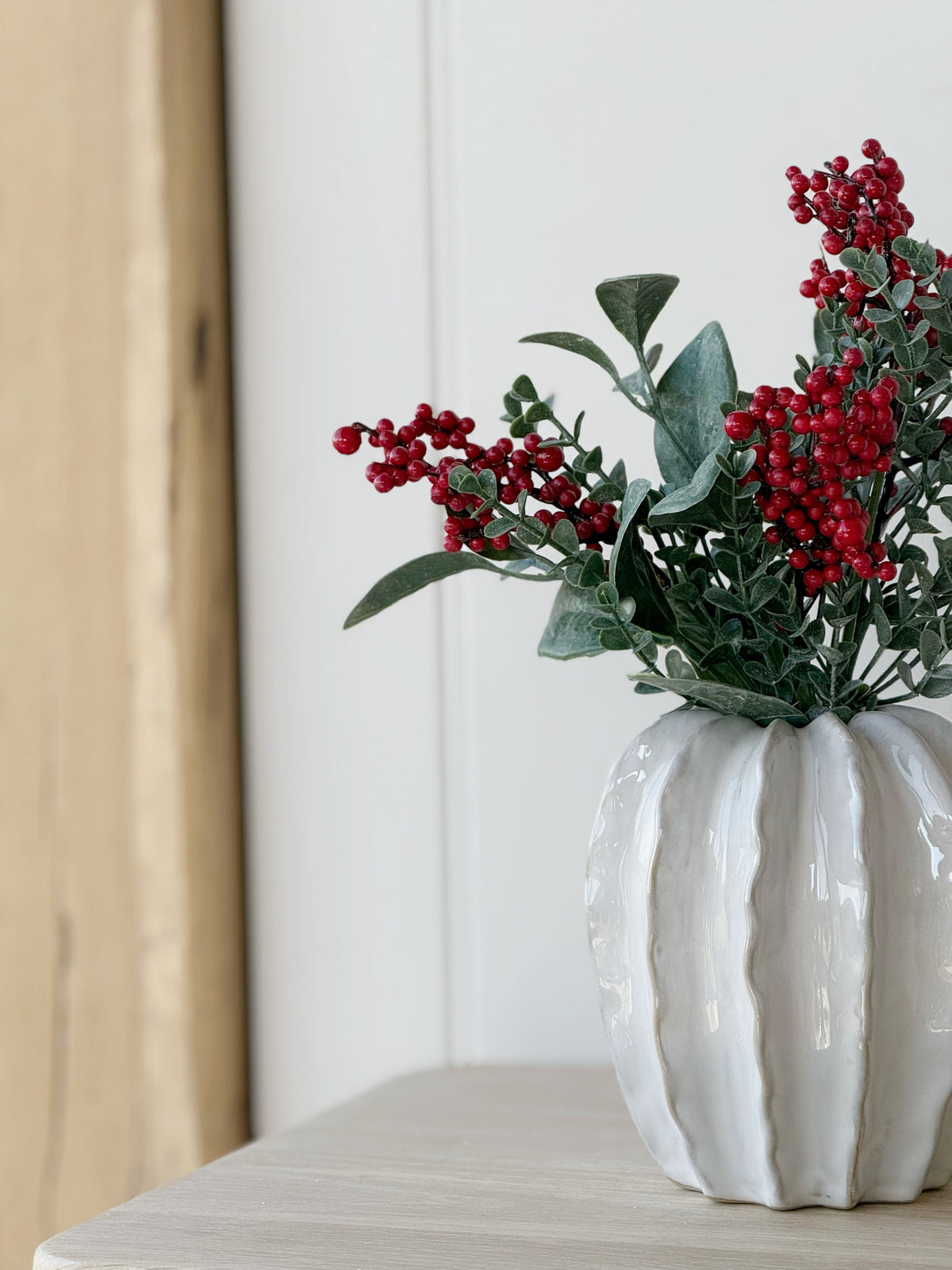 Red Berry & Eucalyptus Bunch