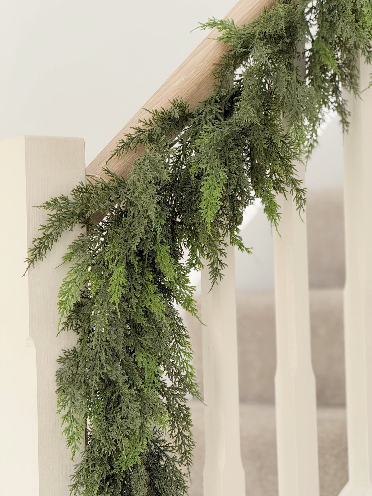 Faux Fresh Cedar Garland