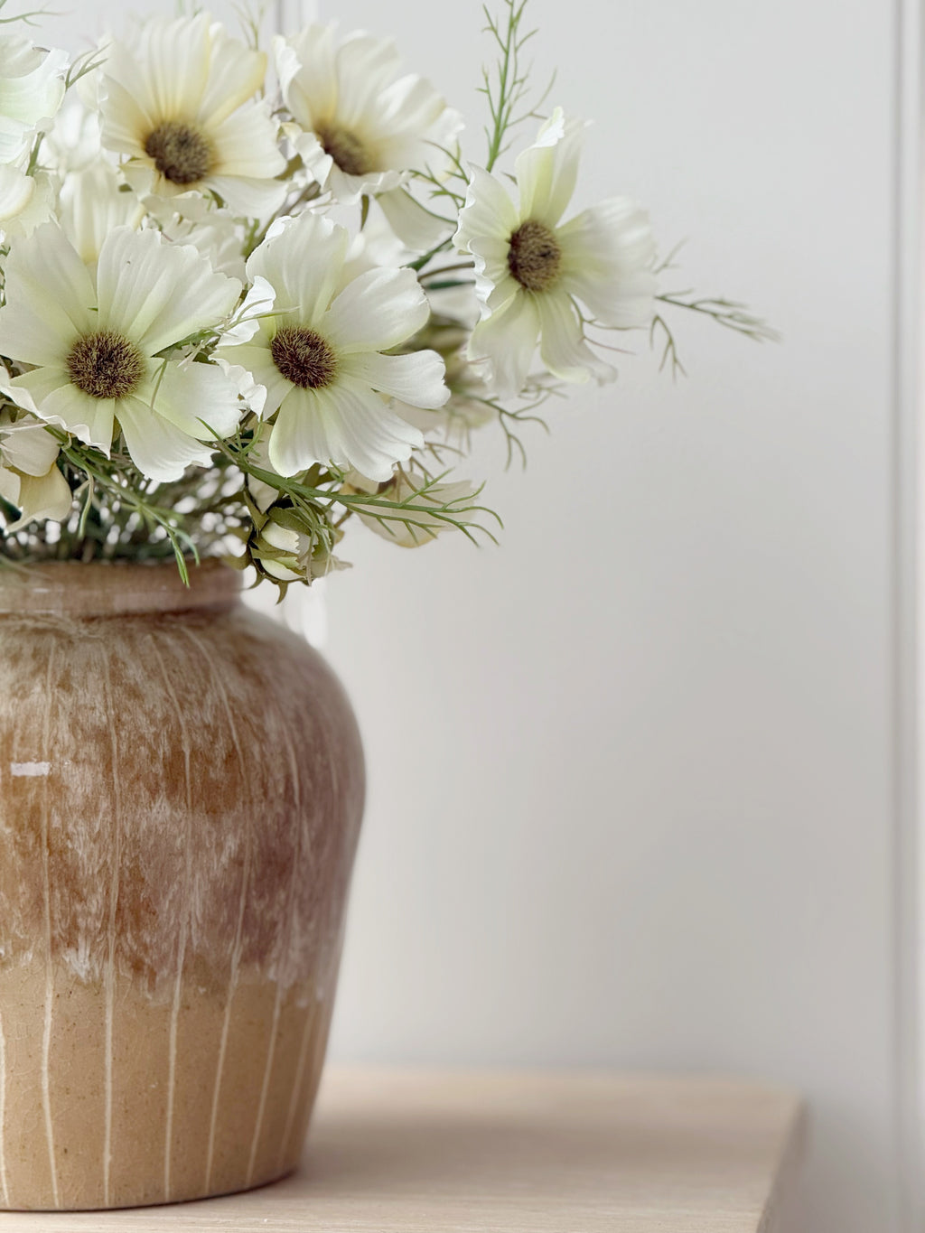 Latte Stripe Vase