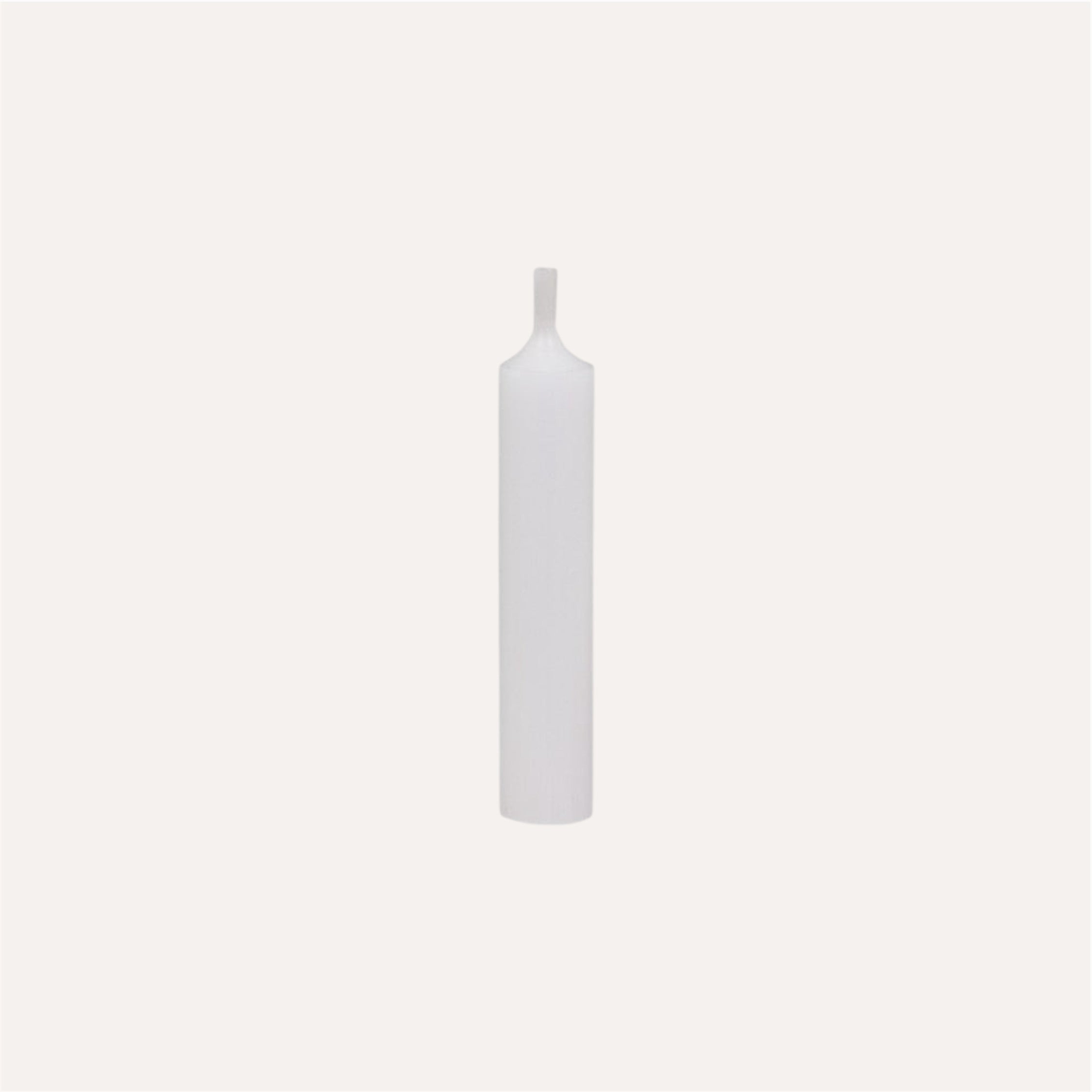 White Short Dinner Candle Bundle