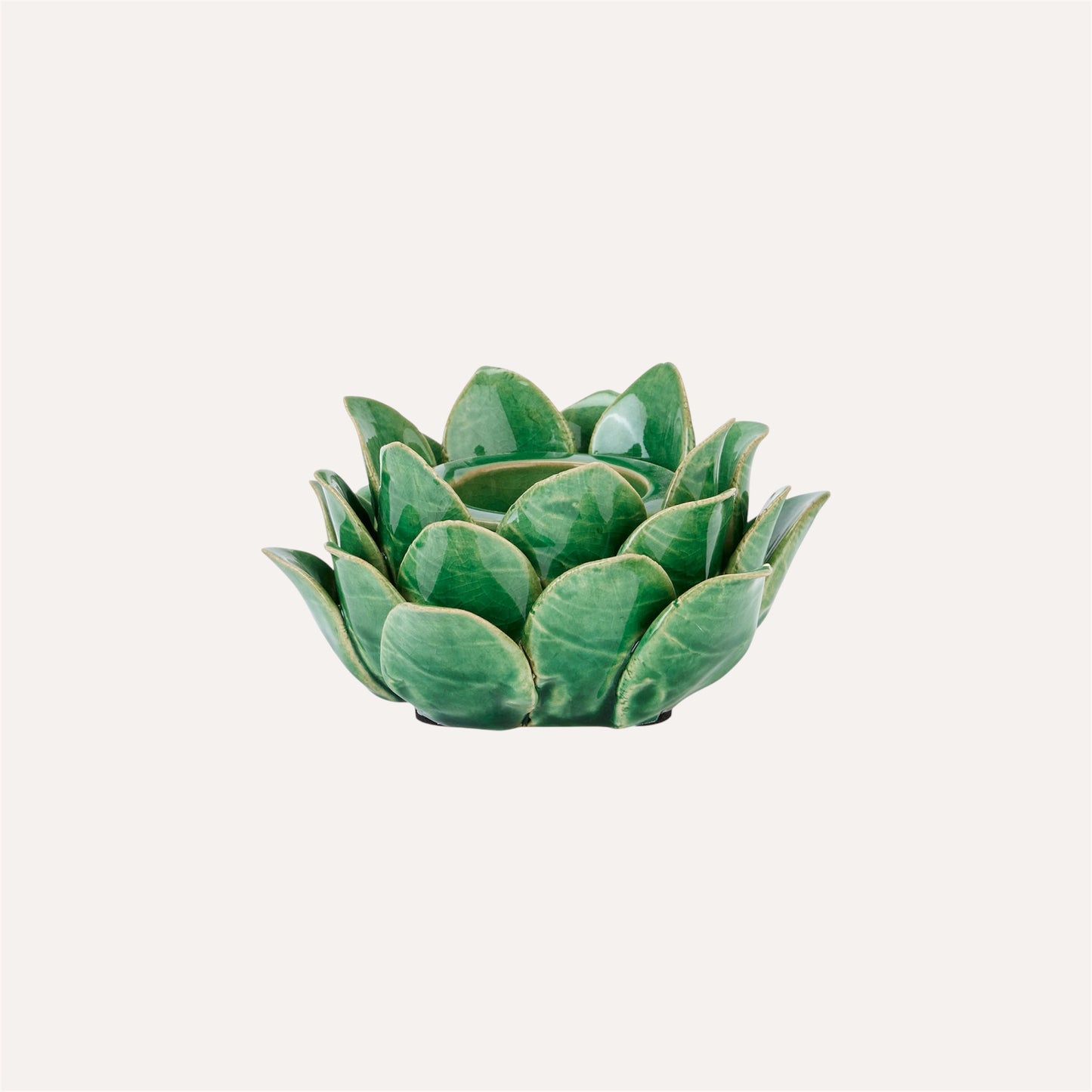 Green Artichoke Tea Light Holder