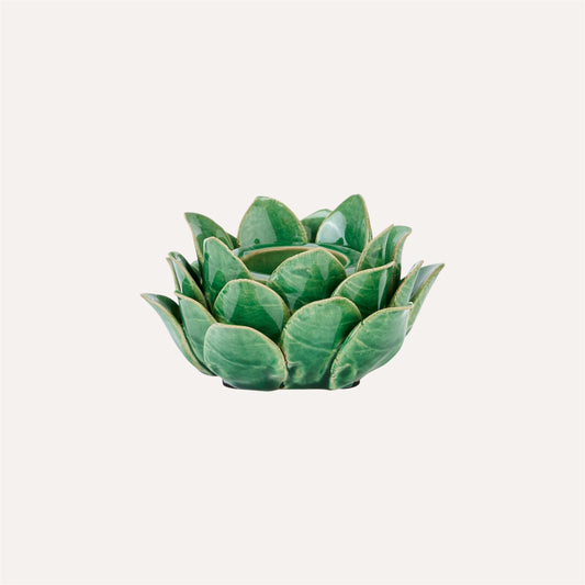 Green Artichoke Tea Light Holder