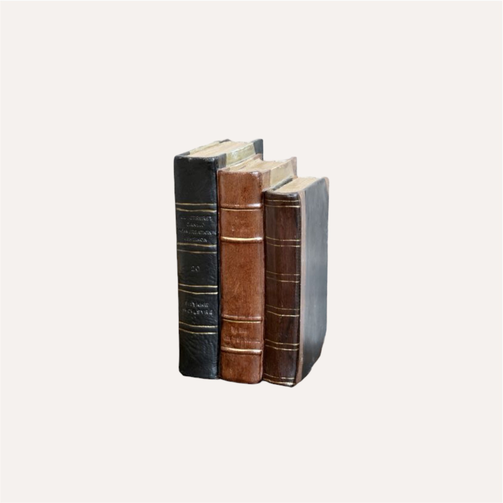 Antique Brown Old French Style Books