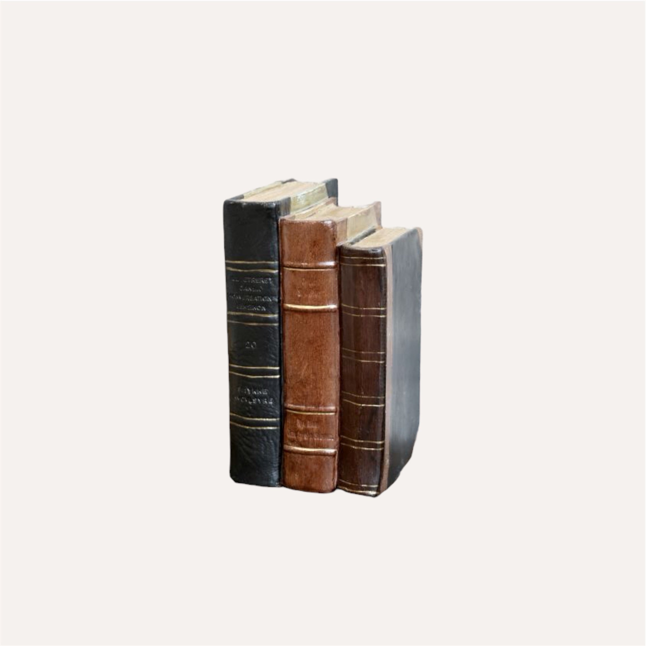 Antique Brown Old French Style Books