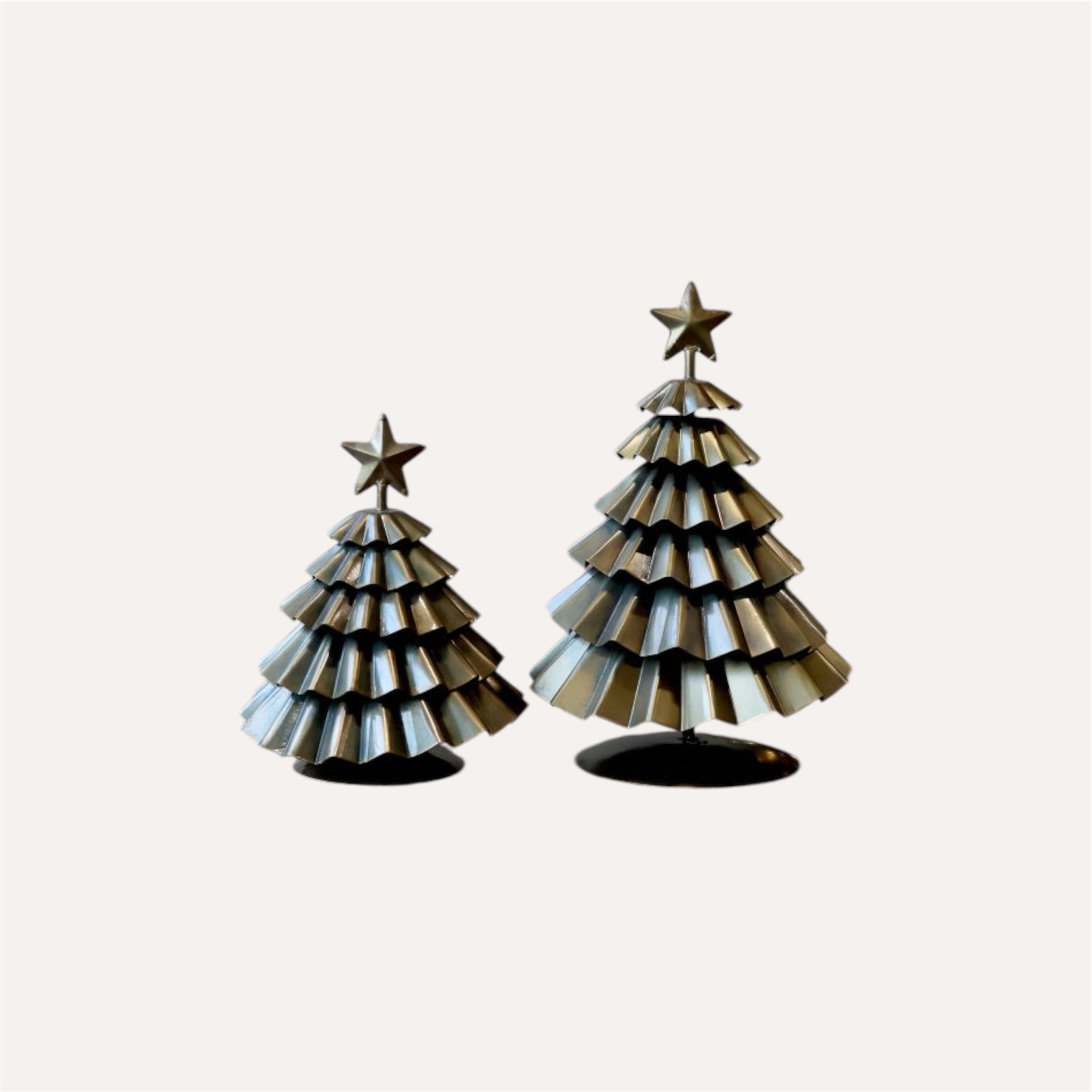 Antique Brass Christmas Tree
