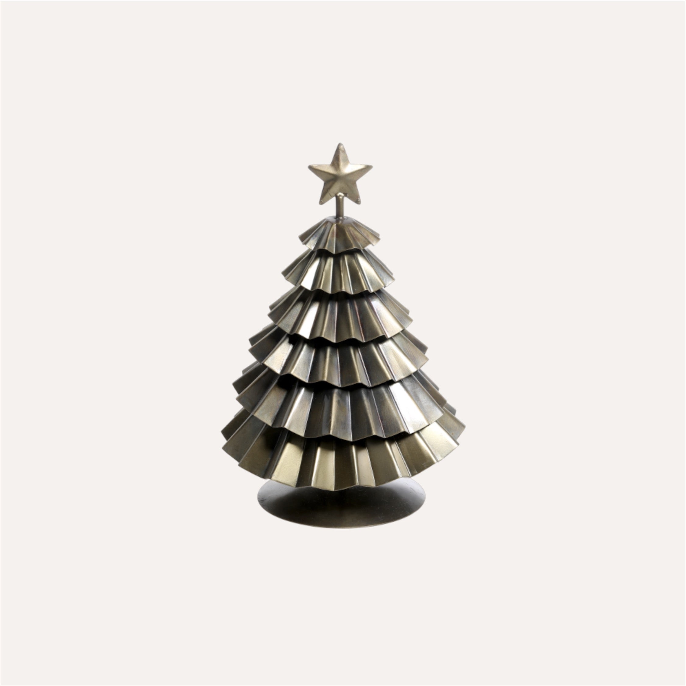 Antique Brass Christmas Tree