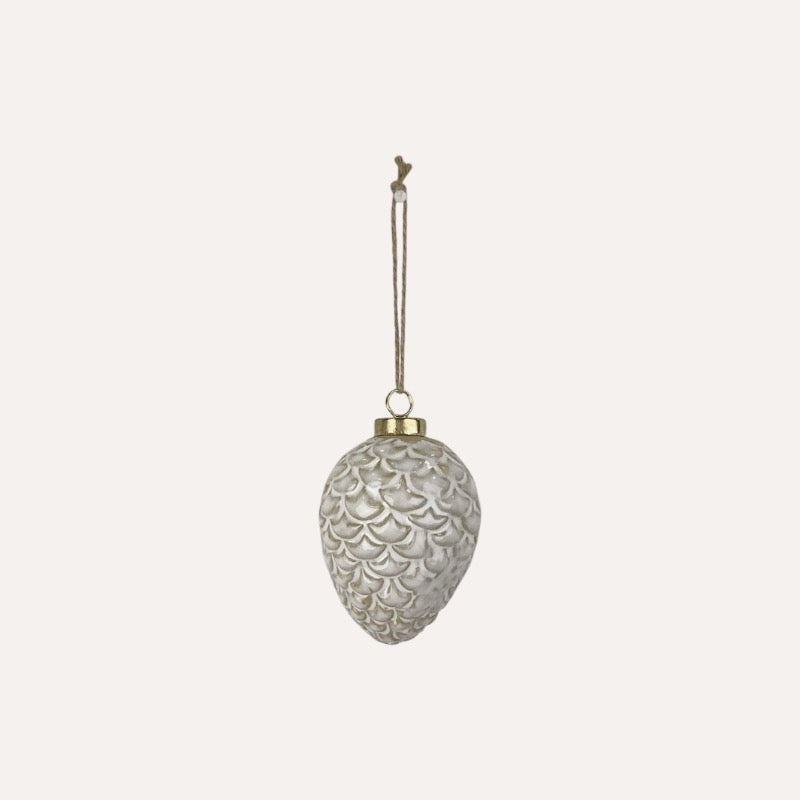 Glazed Hanging Pinecone