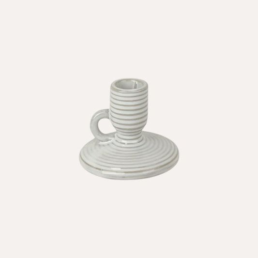 Ribbed Candle Holder