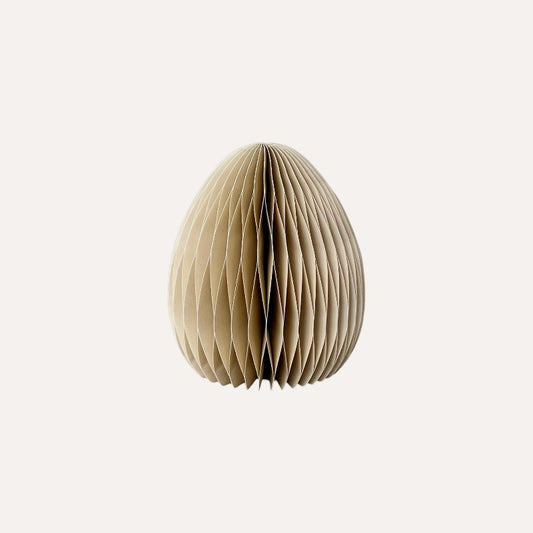 Large Caramel Paper Egg