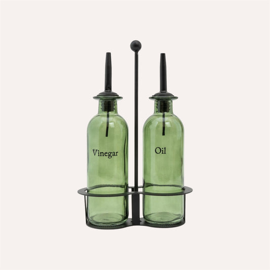 Oil & Vinegar Glass Bottle Set