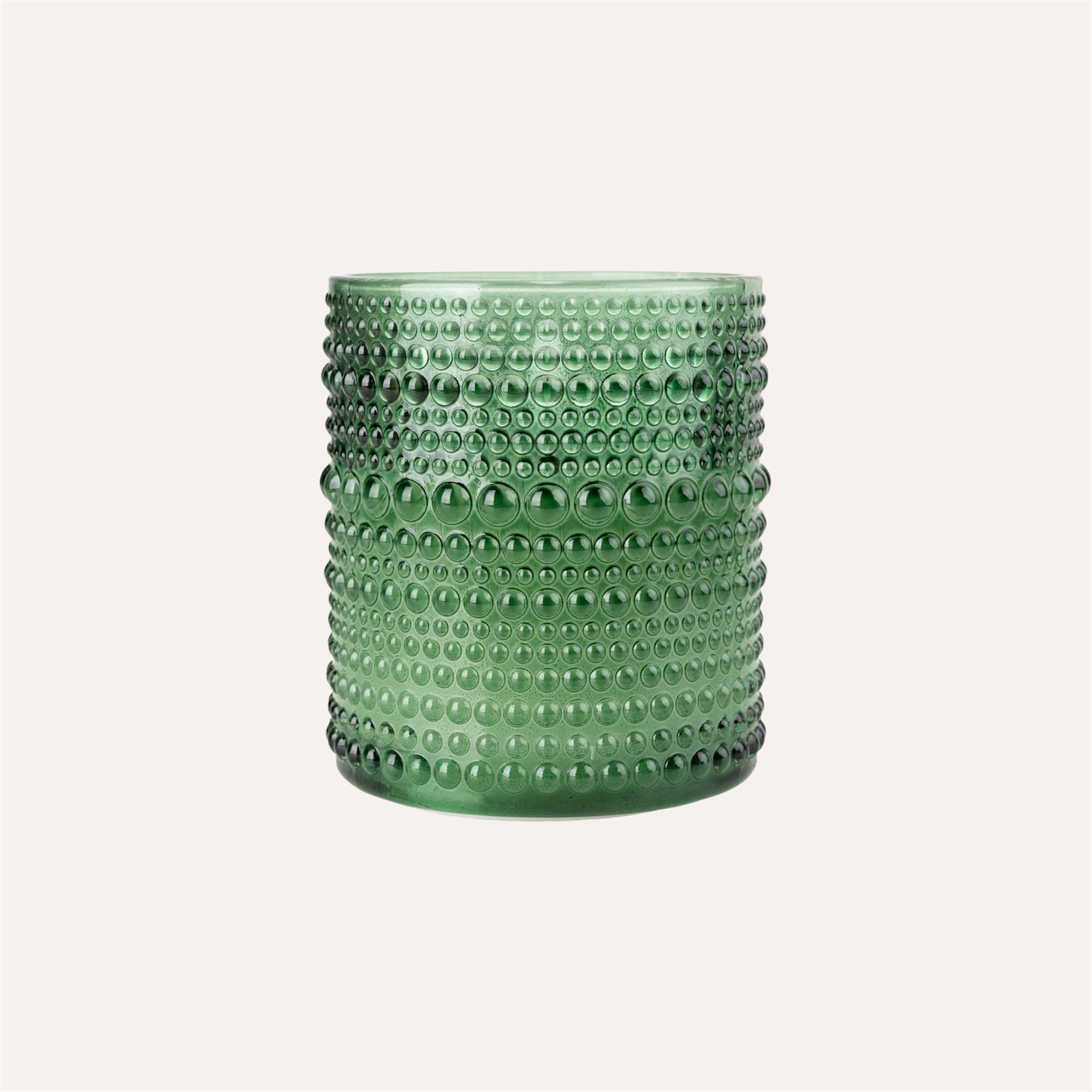 Olive Led Glass Candle