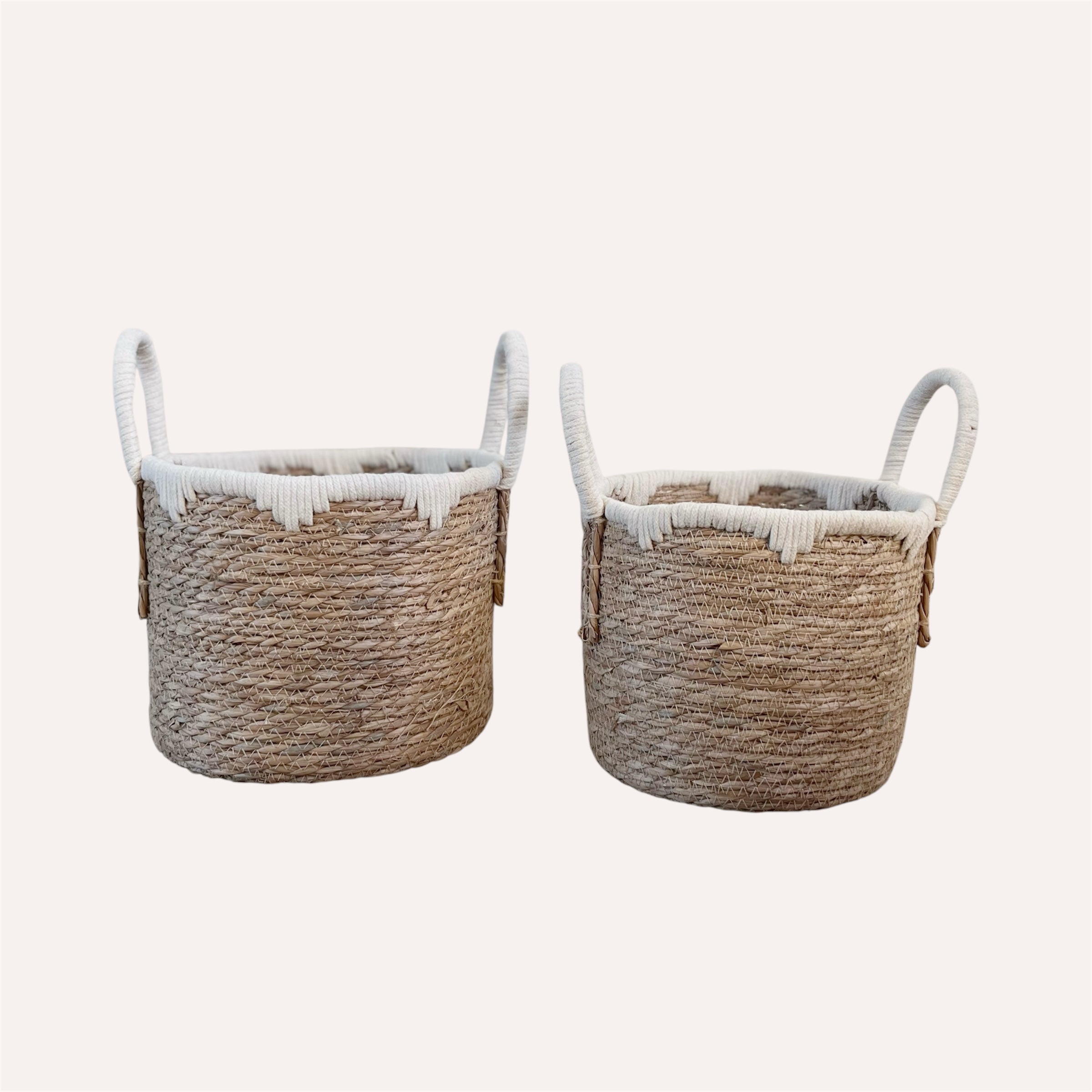 Natural Round Storage Basket